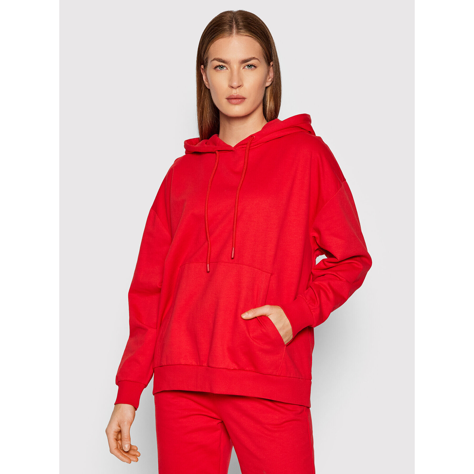 Vero Moda Bluză Darcy 10251951 Roșu Oversize - Pled.ro