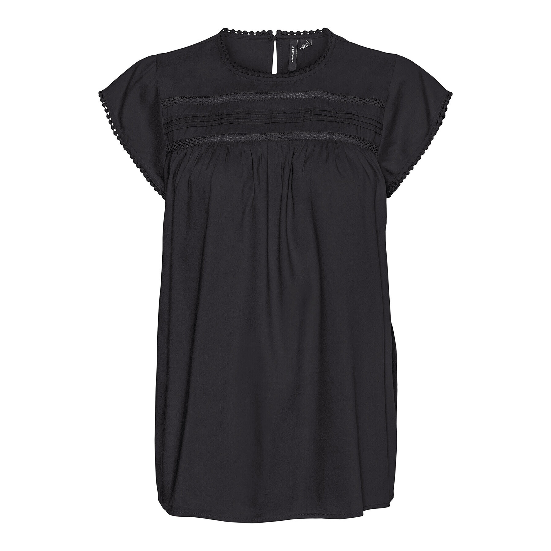 Vero Moda Bluză Debbie 10247943 Negru Regular Fit - Pled.ro