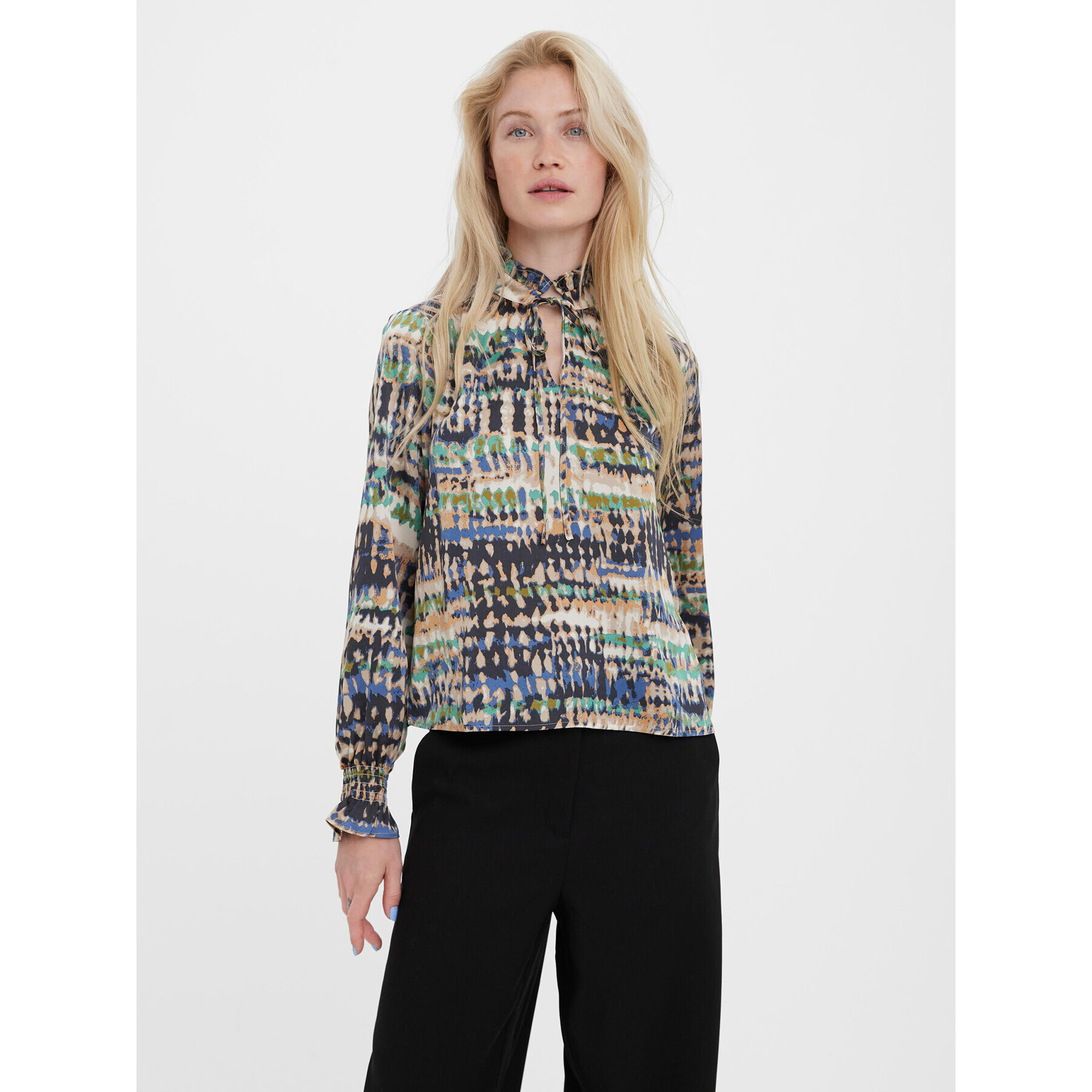 Vero Moda Bluză Estelle 10278059 Colorat Regular Fit - Pled.ro