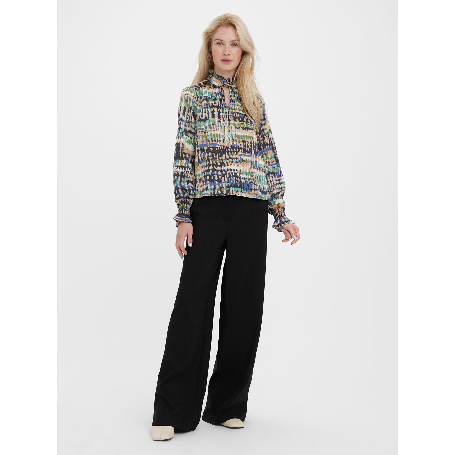 Vero Moda Bluză Estelle 10278059 Colorat Regular Fit - Pled.ro