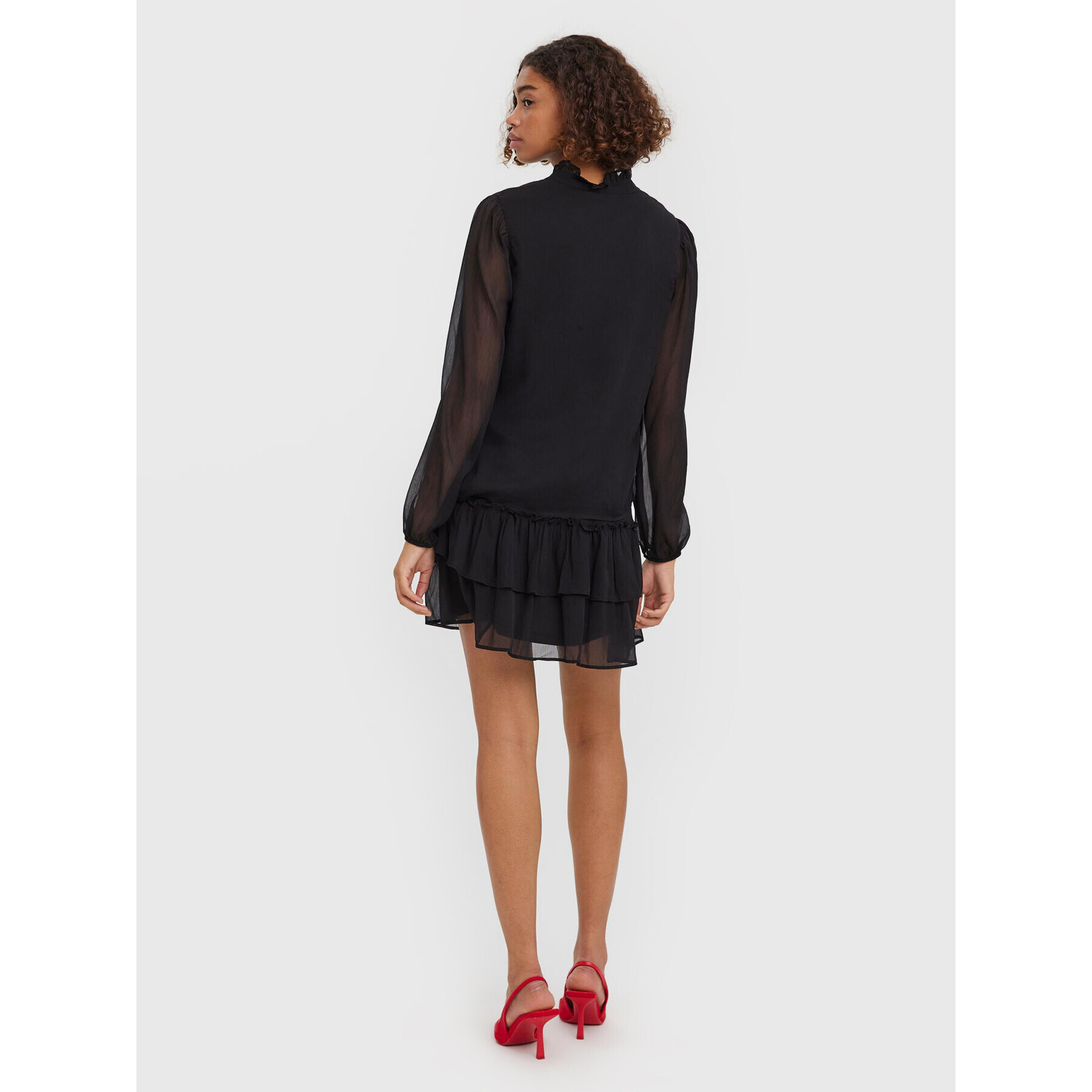 Vero Moda Bluză Kaya 10274191 Negru Regular Fit - Pled.ro