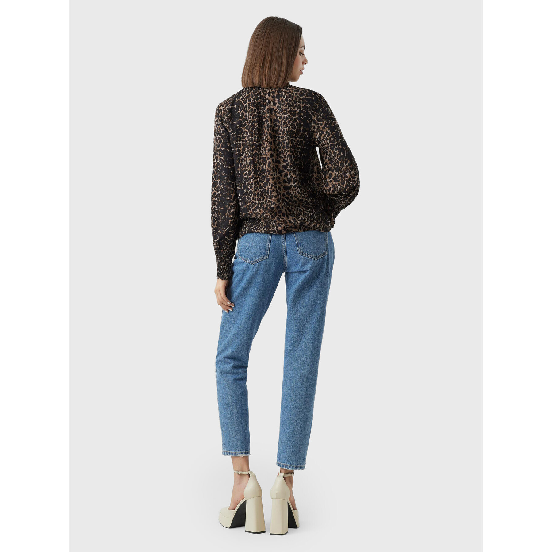 Vero Moda Bluză Kittie 10276212 Maro Relaxed Fit - Pled.ro