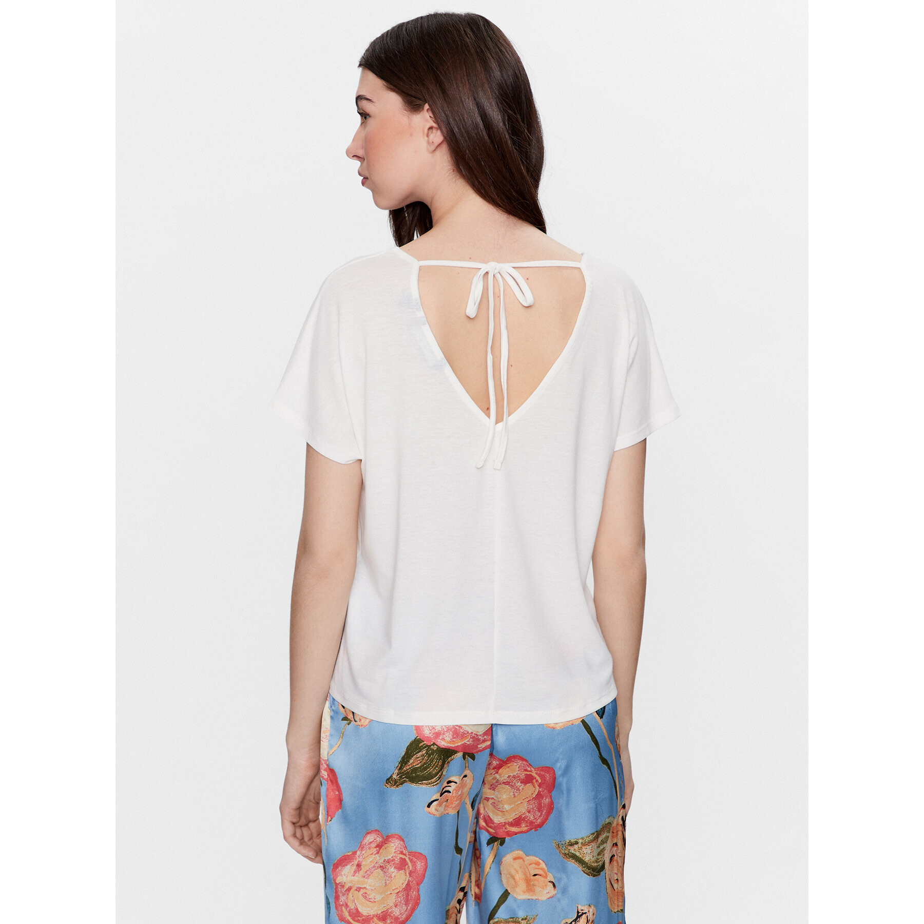 Vero Moda Bluză Marijune 10281911 Alb Regular Fit - Pled.ro