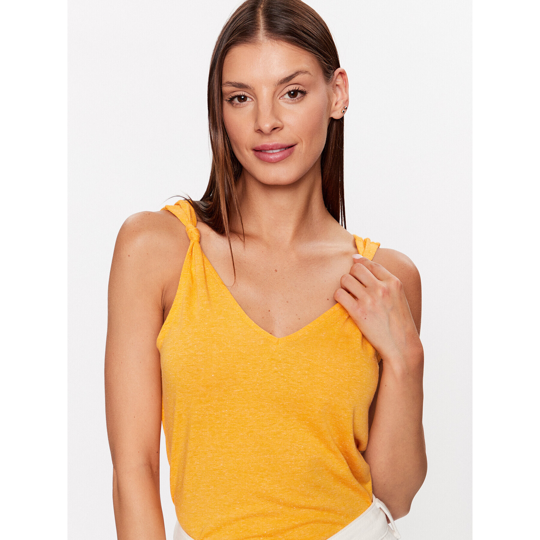 Vero Moda Bluză Marijune 10281931 Portocaliu Regular Fit - Pled.ro