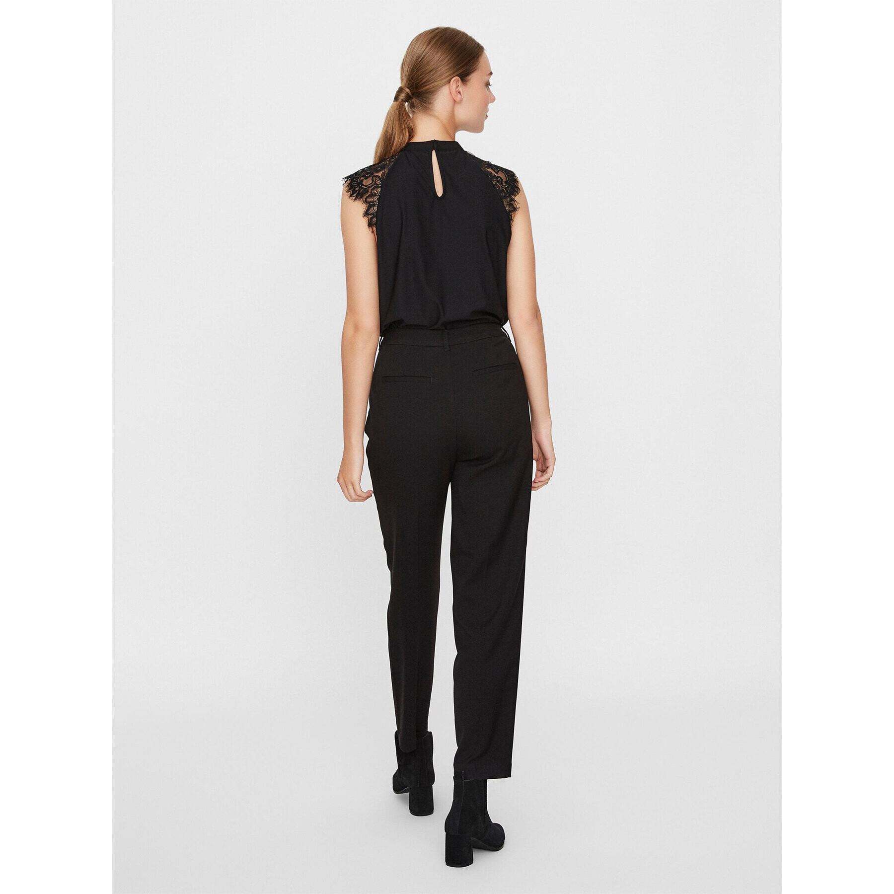 Vero Moda Bluză Milla 10226072 Negru Regular Fit - Pled.ro