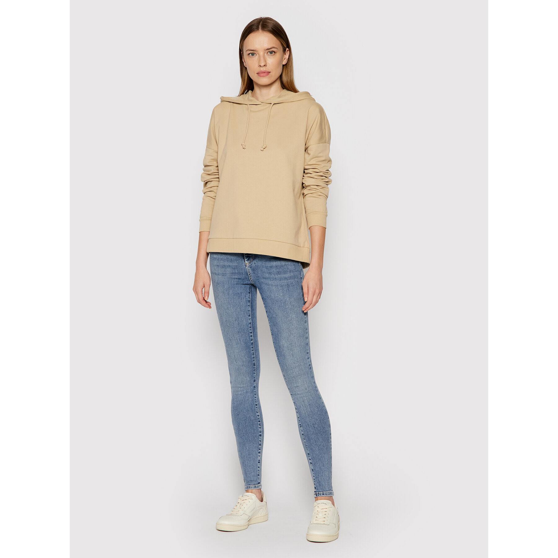 Vero Moda Bluză Octavia 10252959 Bej Loose Fit - Pled.ro