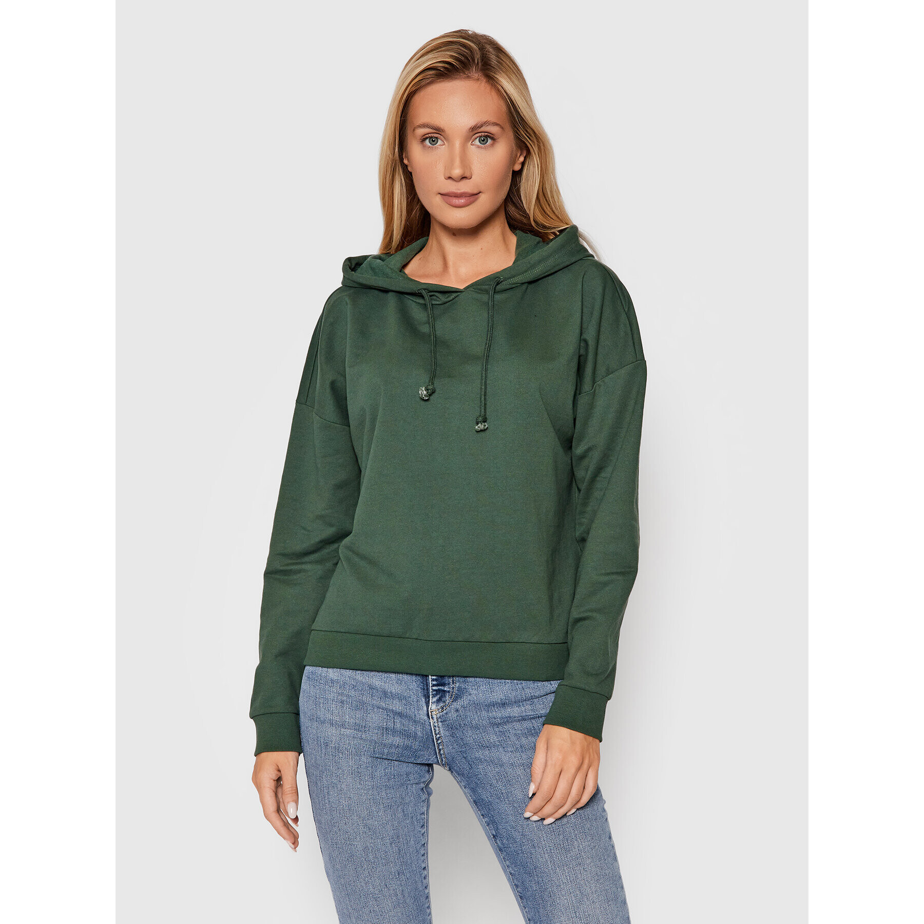 Vero Moda Bluză Octavia 10252959 Verde Loose Fit - Pled.ro