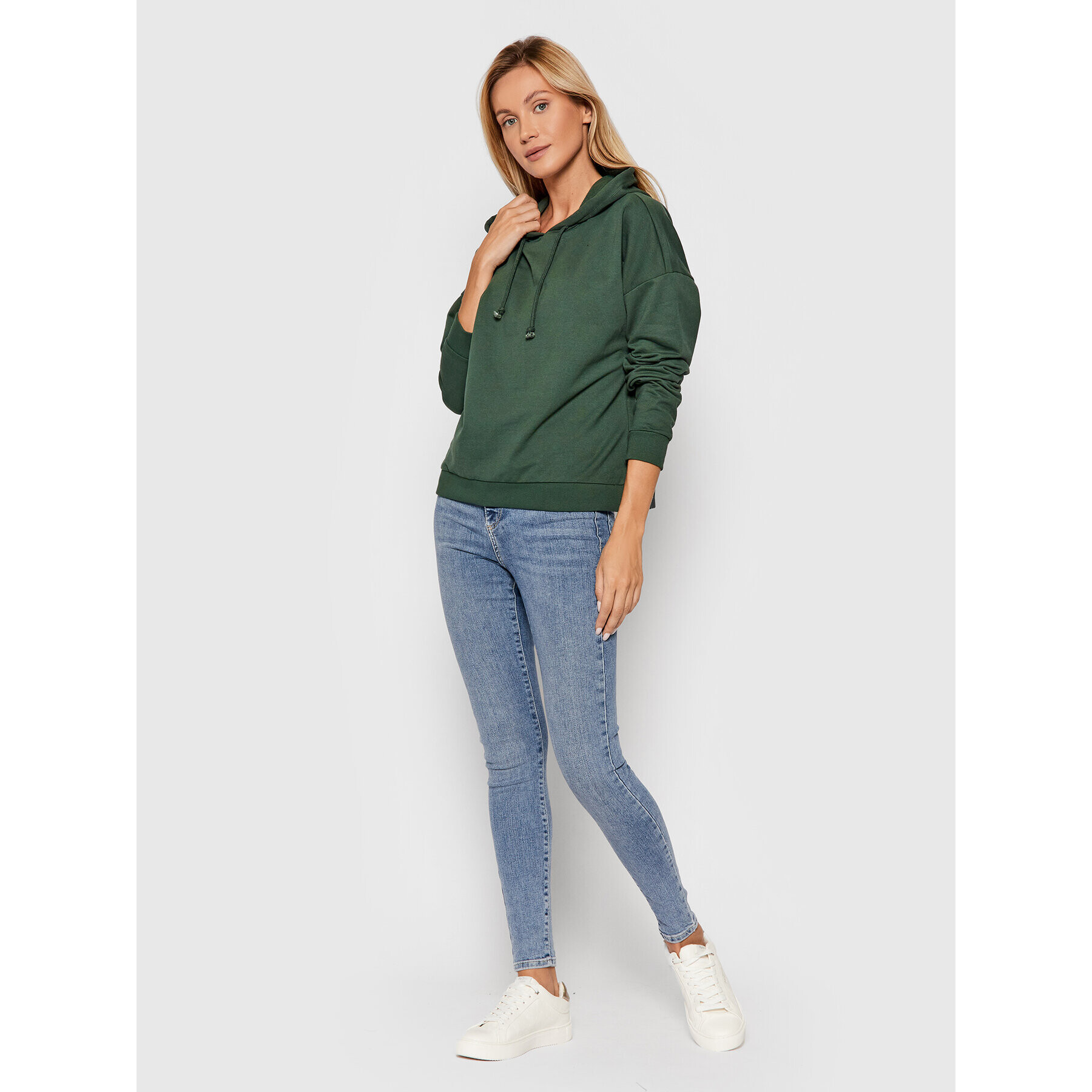 Vero Moda Bluză Octavia 10252959 Verde Loose Fit - Pled.ro