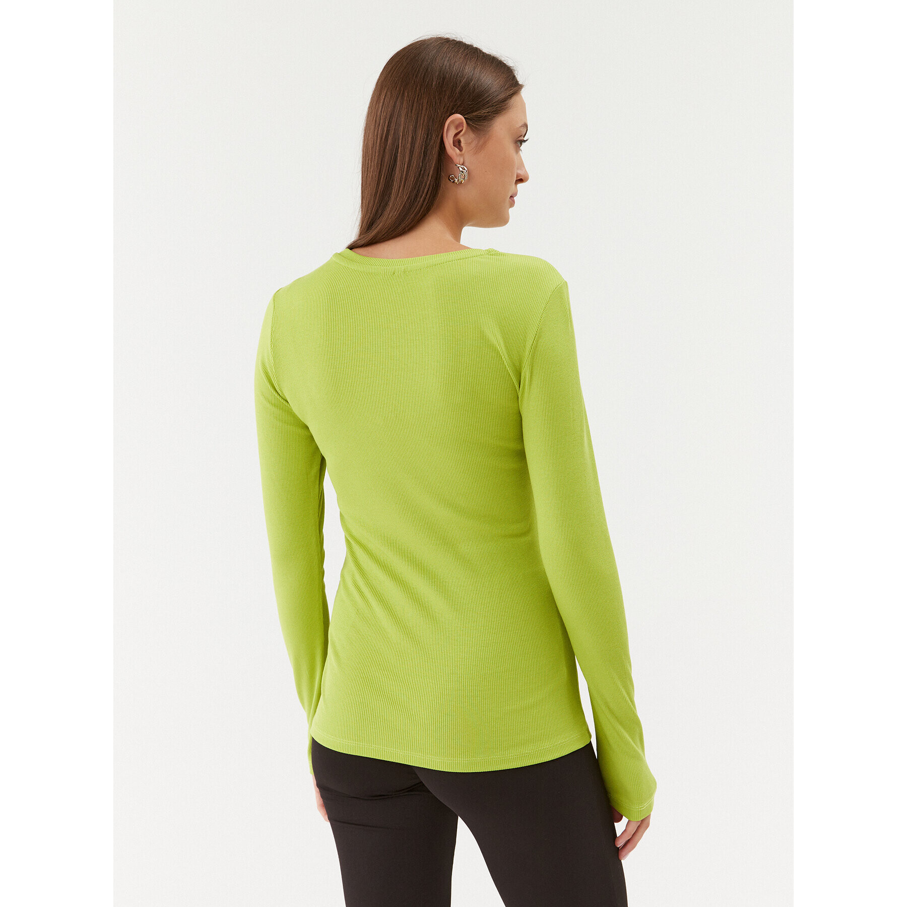 Vero Moda Bluză Roma 10293830 Verde Slim Fit - Pled.ro