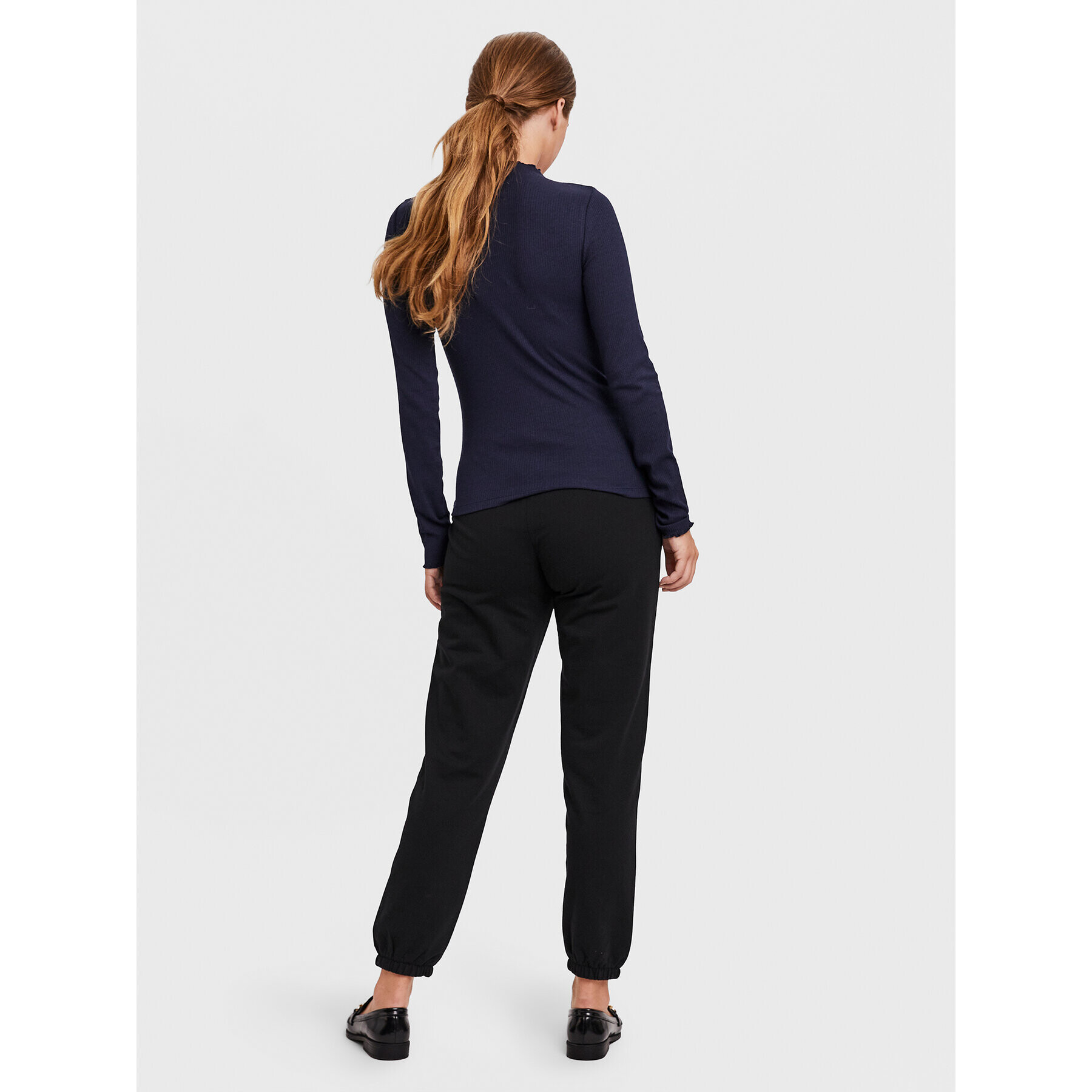 Vero Moda Bluză Vio 10259206 Bleumarin Slim Fit - Pled.ro