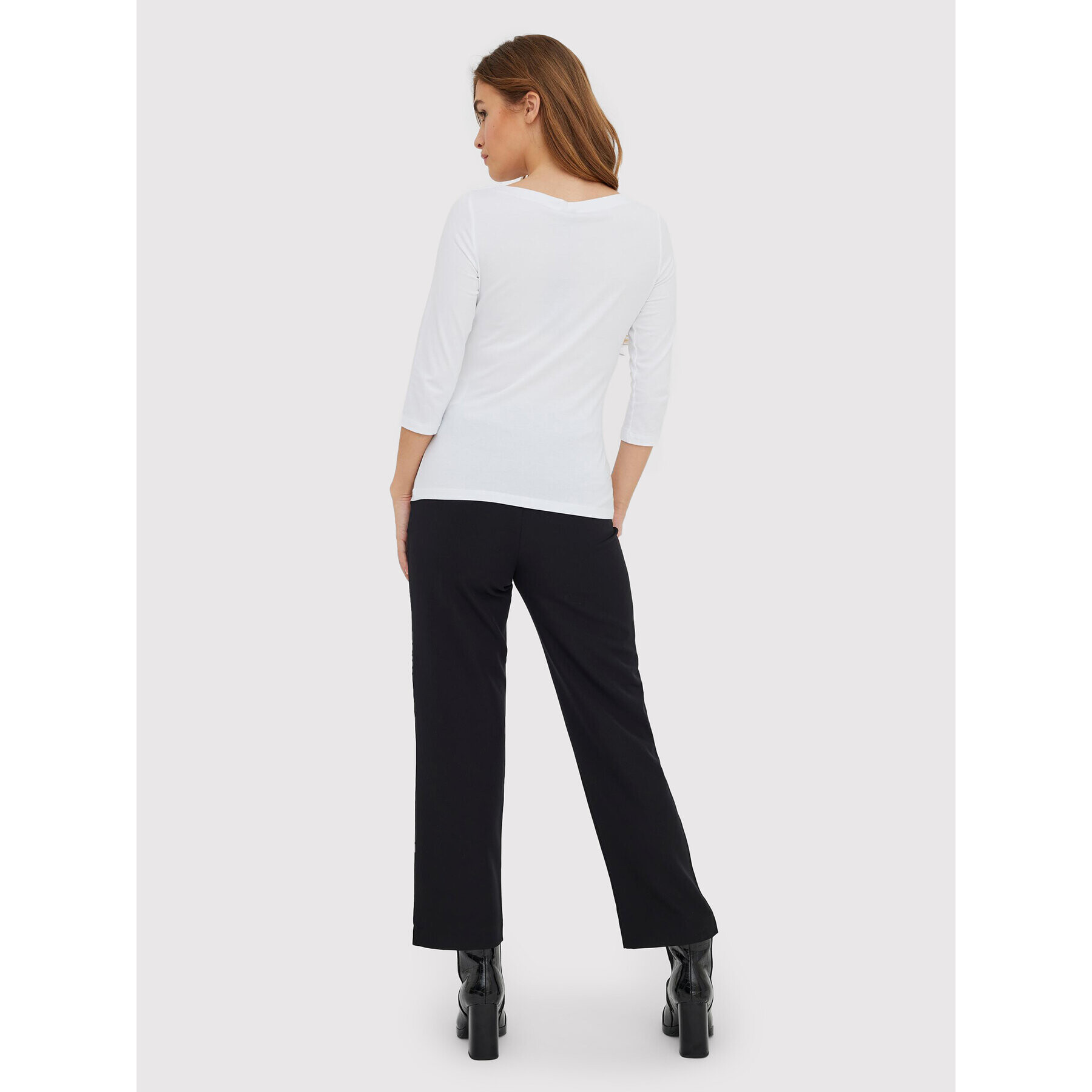 Vero Moda Bluză Panda 10274133 Alb Regular Fit - Pled.ro