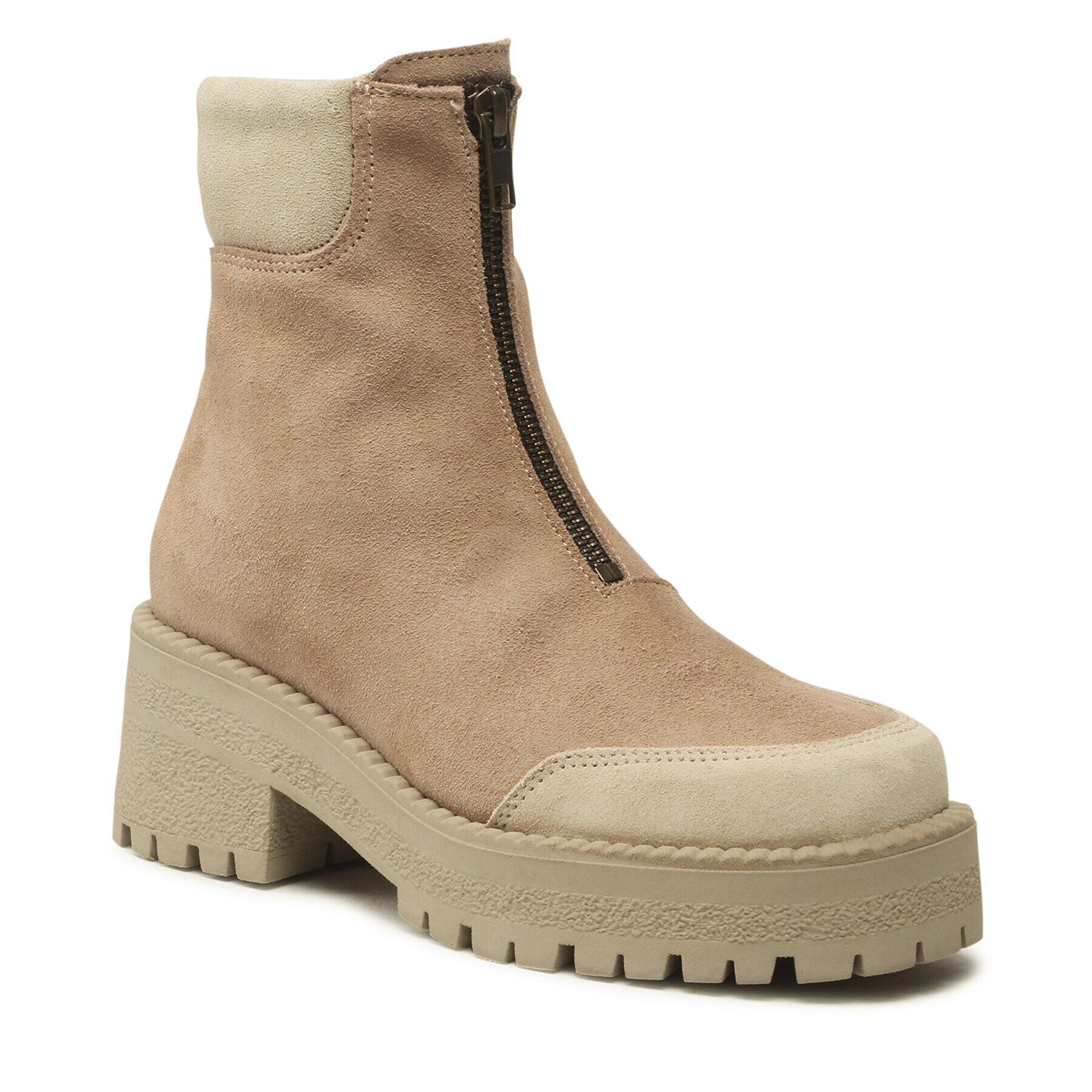 Vero Moda Botine Elly 10274886 Bej - Pled.ro