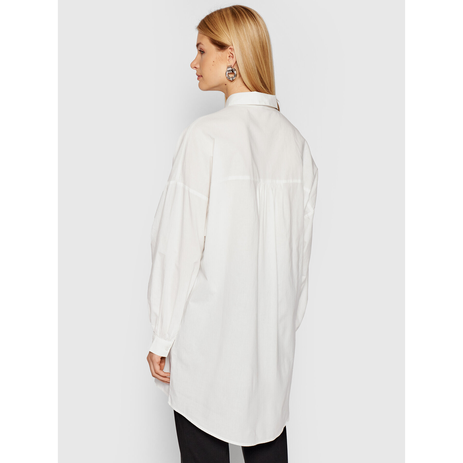 Vero Moda Cămașă Bina 10250576 Alb Oversize - Pled.ro