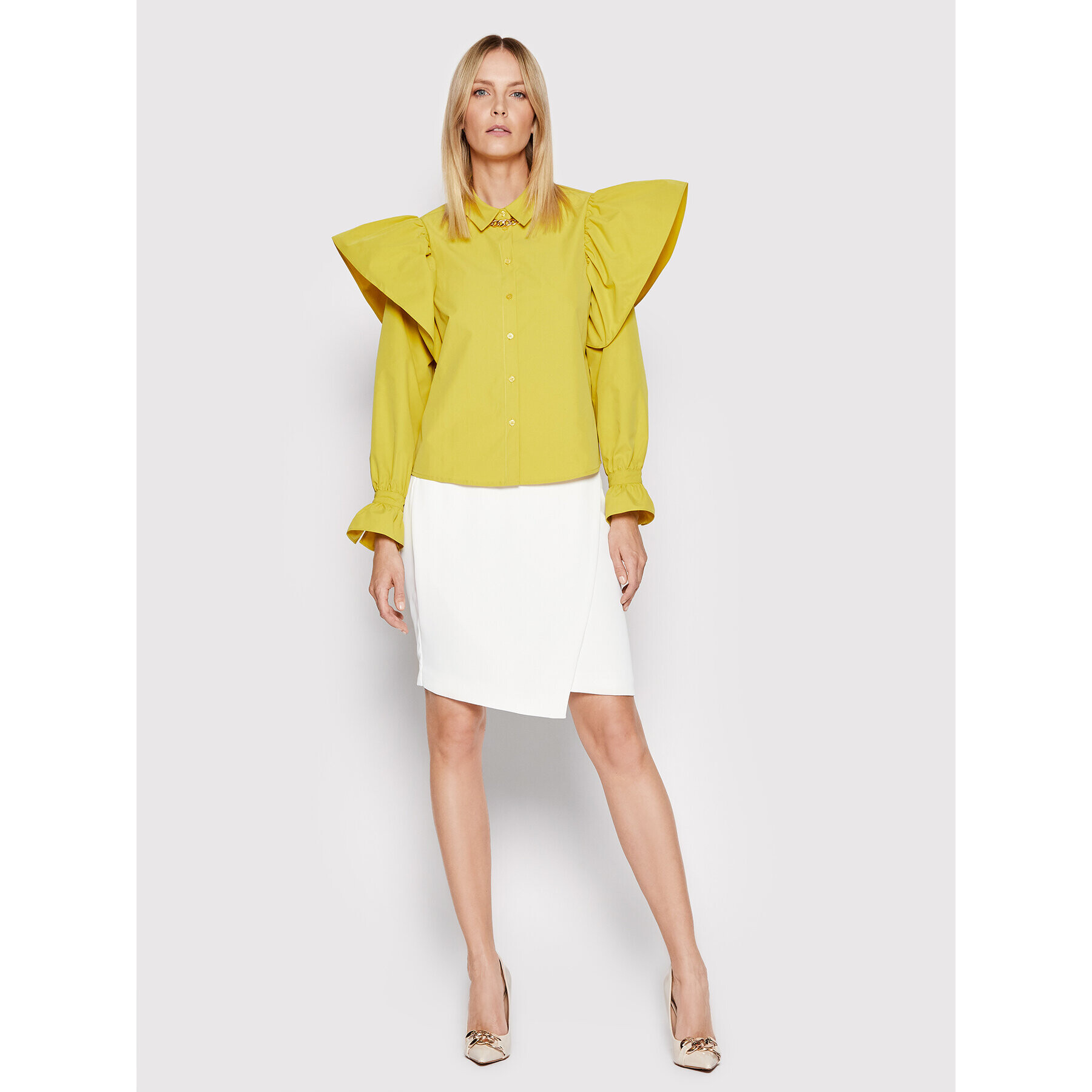 Vero Moda Cămașă Carmella 10268683 Verde Regular Fit - Pled.ro