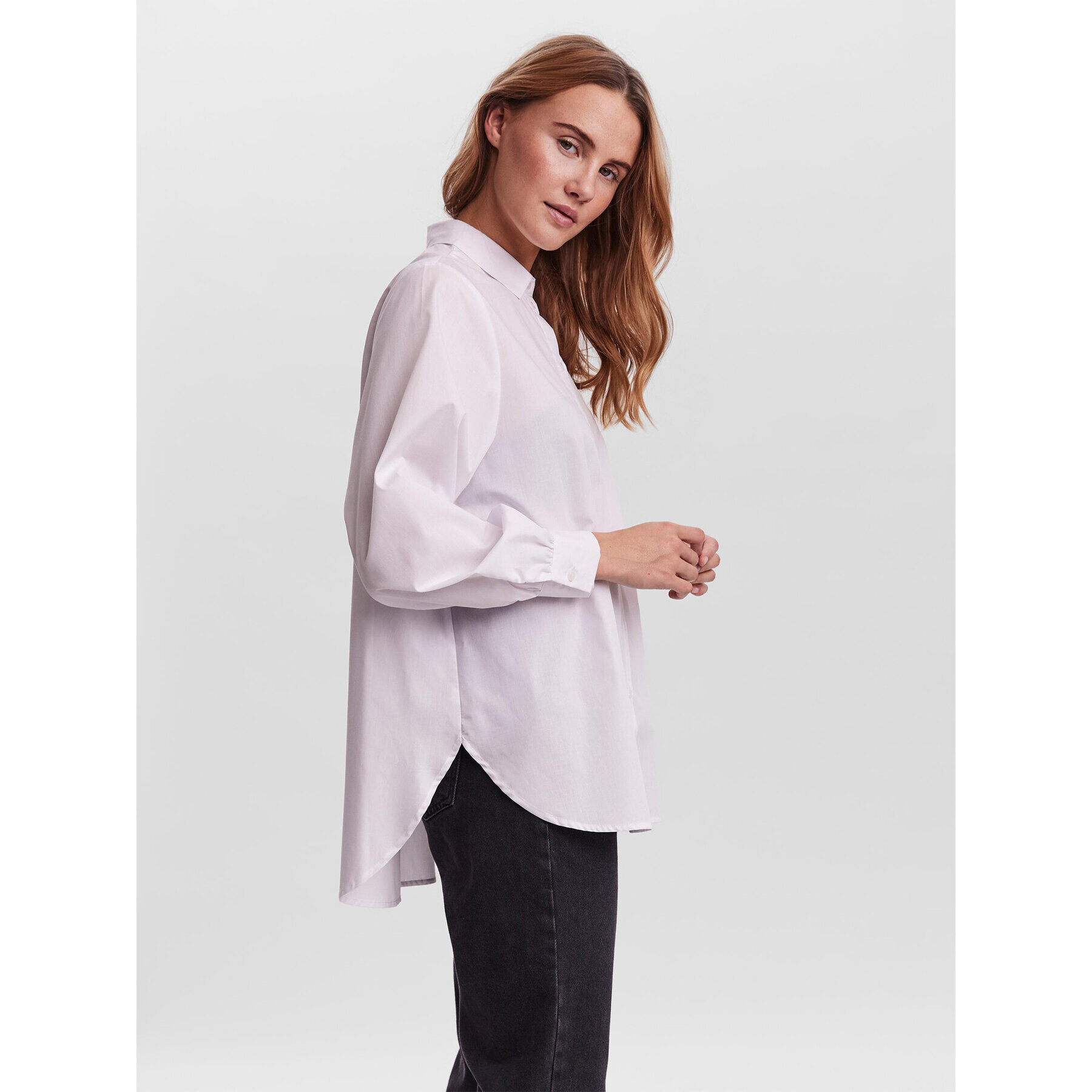 Vero Moda Cămașă 10264952 Alb Regular Fit - Pled.ro