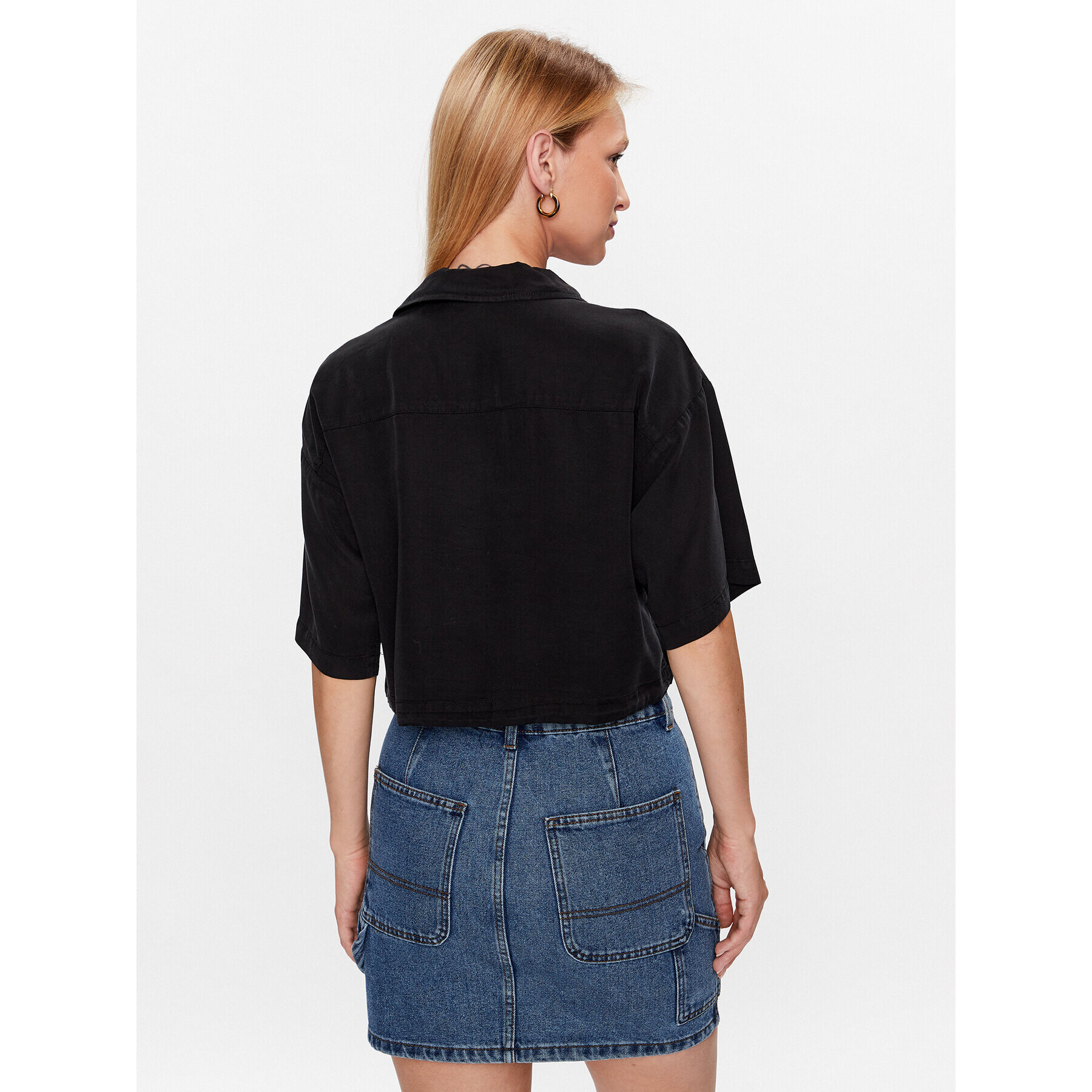 Vero Moda Cămașă Harper 10283745 Negru Box Fit - Pled.ro