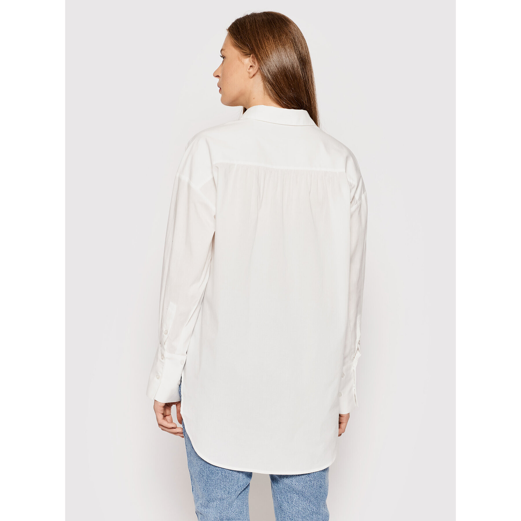 Vero Moda Cămașă Stinna 10250167 Alb Loose Fit - Pled.ro