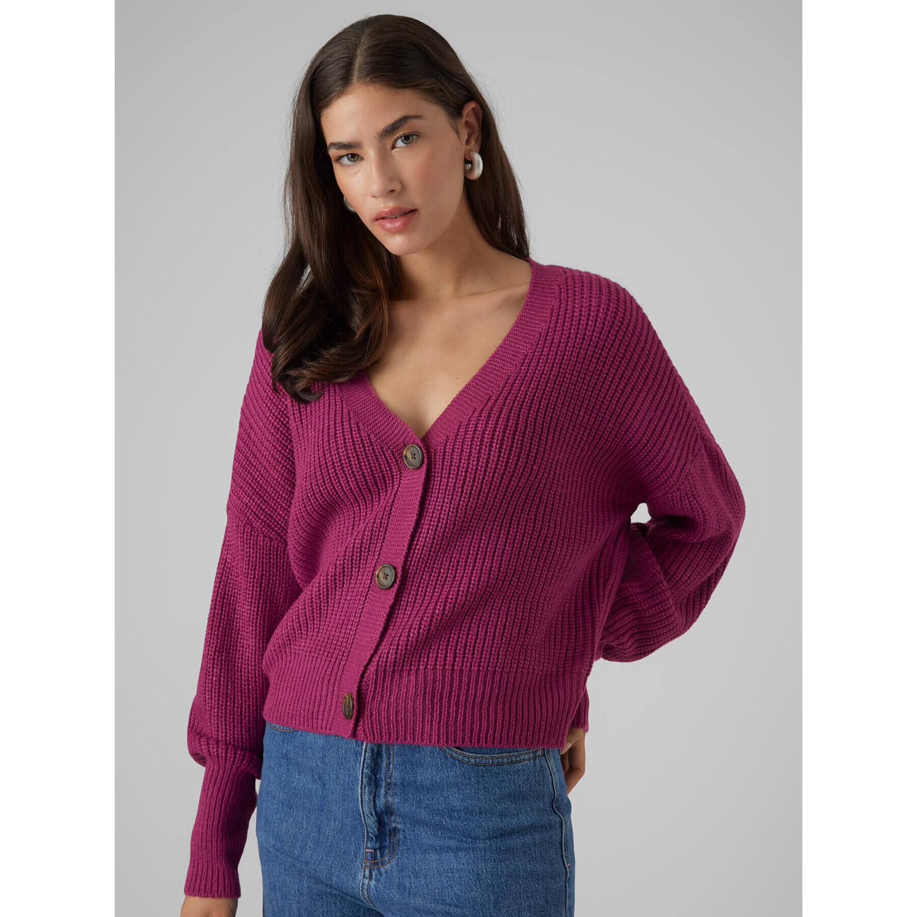 Vero Moda Cardigan 10273853 Violet Regular Fit - Pled.ro