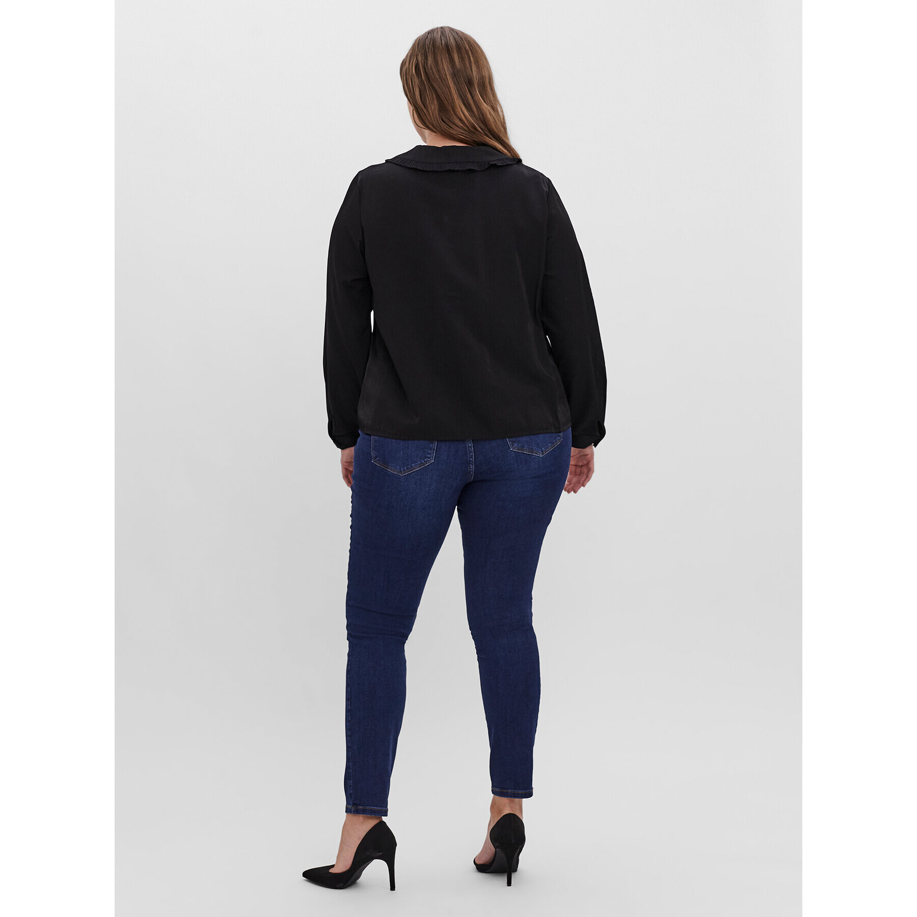 Vero Moda Curve Cămașă Manny 10259341 Negru Regular Fit - Pled.ro