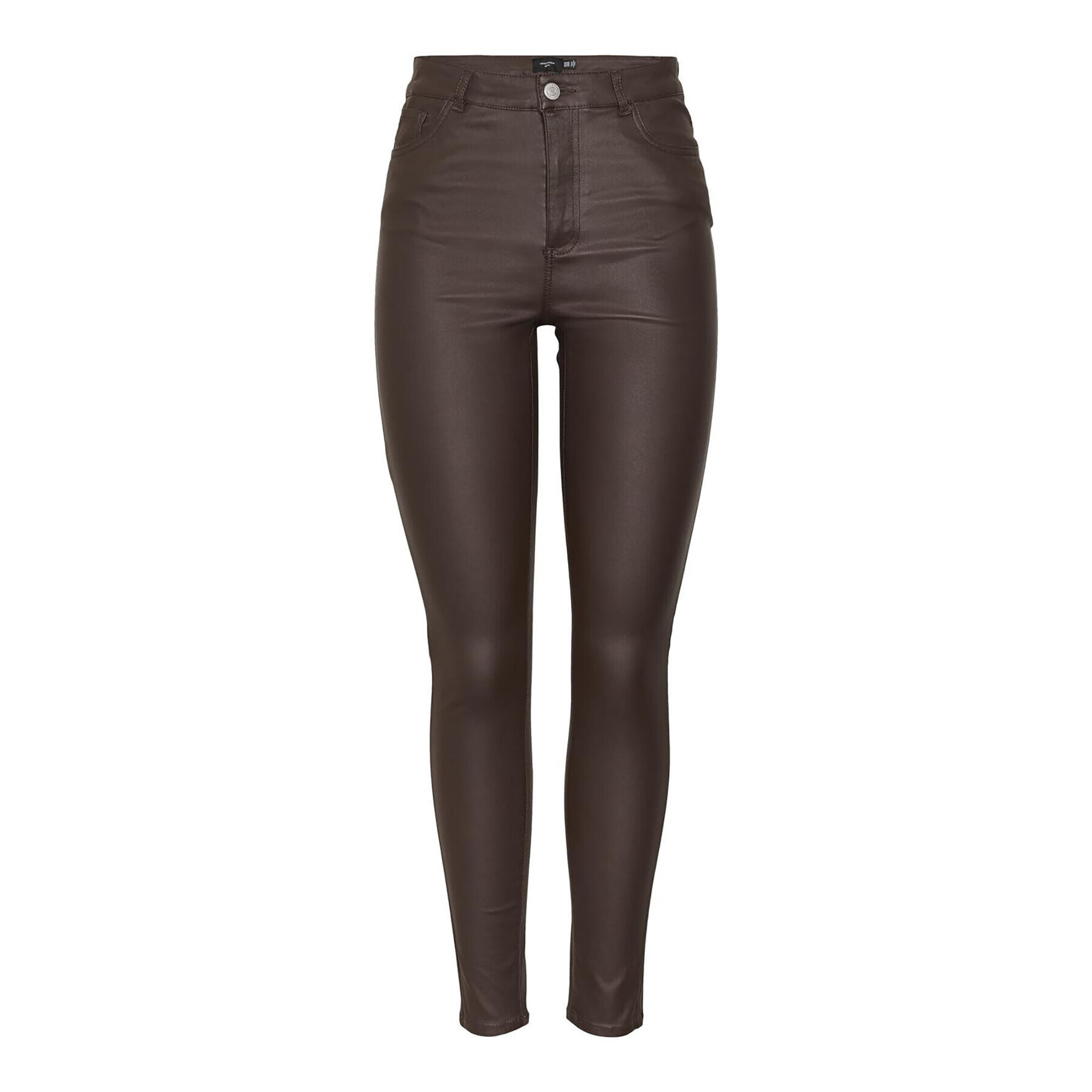 Vero Moda Curve Pantaloni din material Sophia 10281185 Maro Skinny Fit - Pled.ro