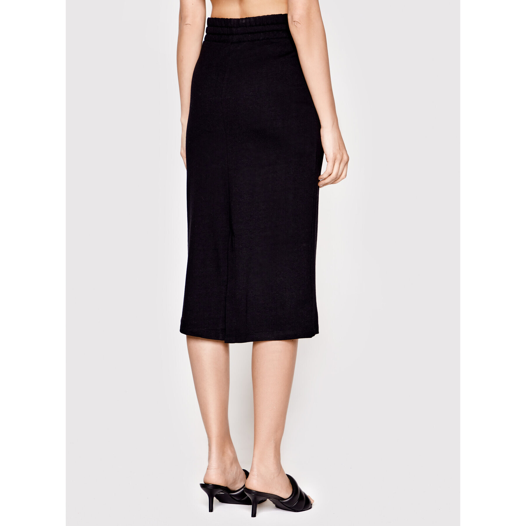 Vero Moda fusta din material de trening Renew 10264006 Negru Regular Fit - Pled.ro