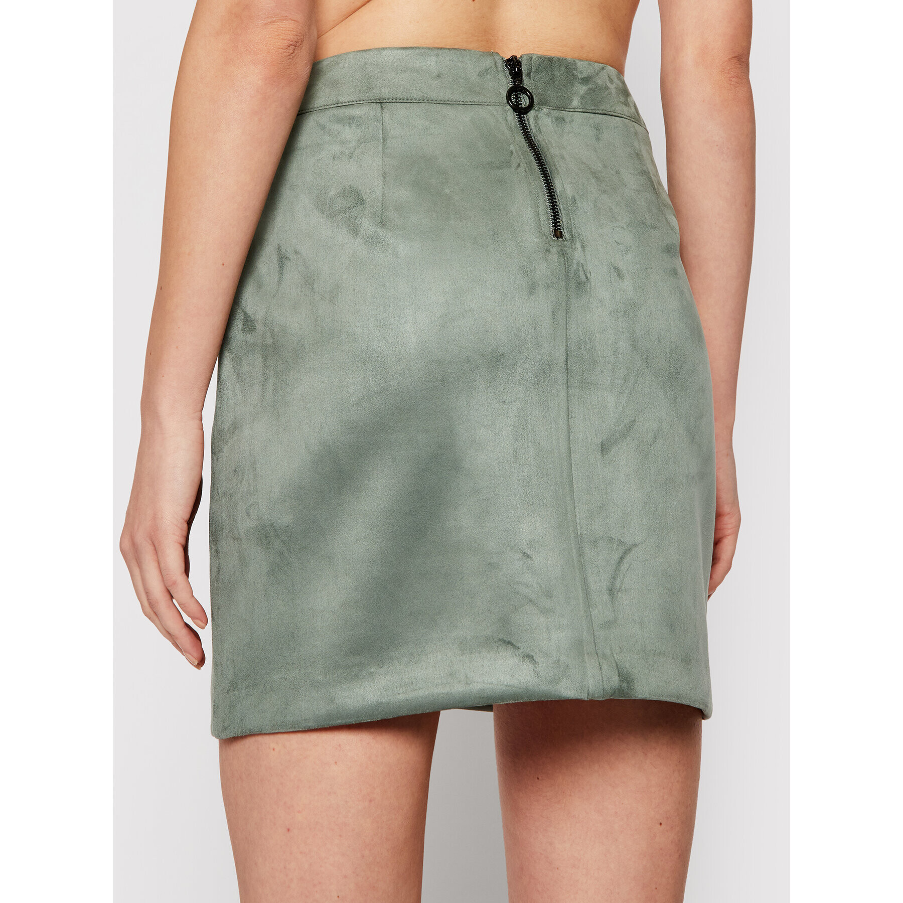 Vero Moda Fustă mini Donnadina 10210430 Verde Regular Fit - Pled.ro