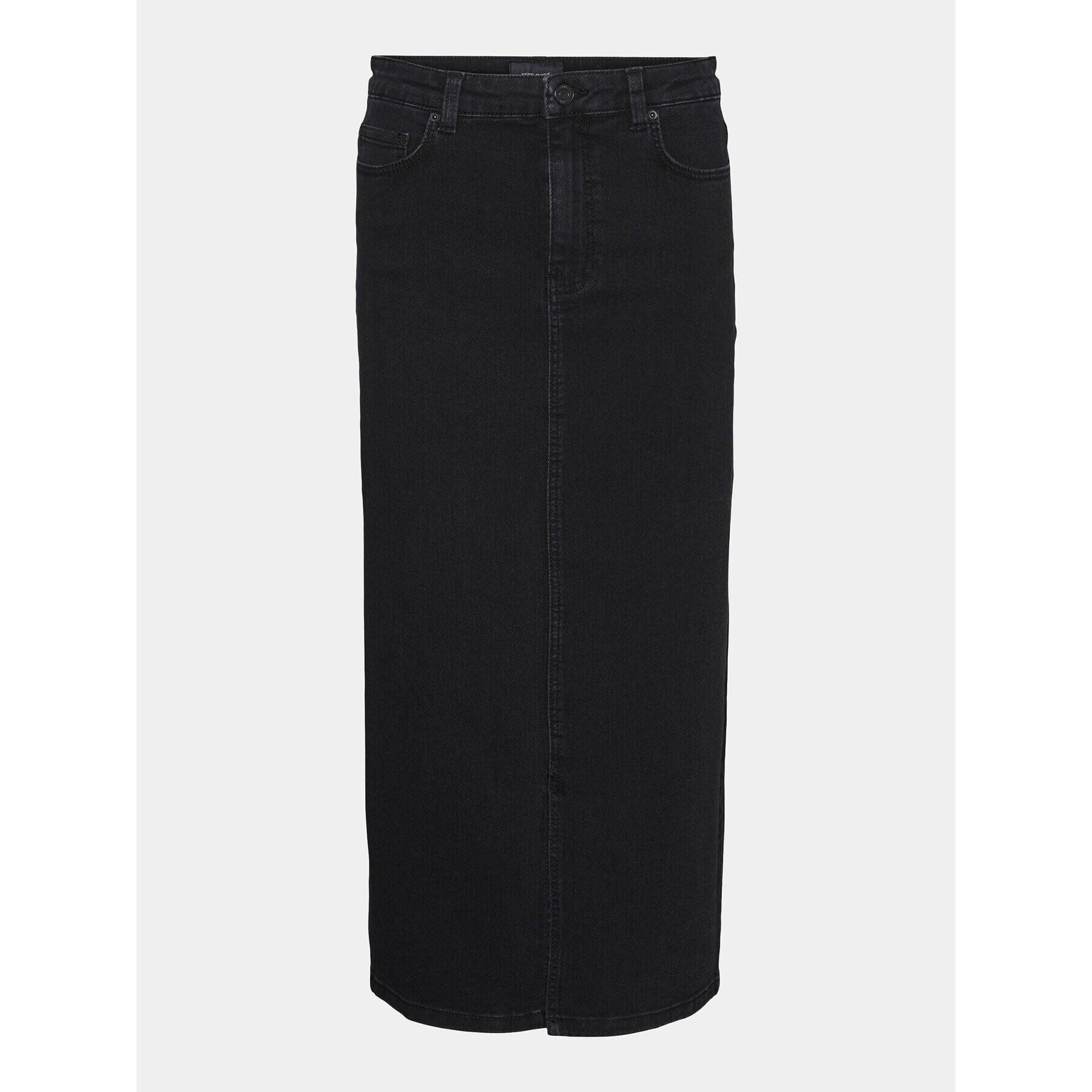 Vero Moda Fustă tip creion Lina 10300188 Negru Regular Fit - Pled.ro