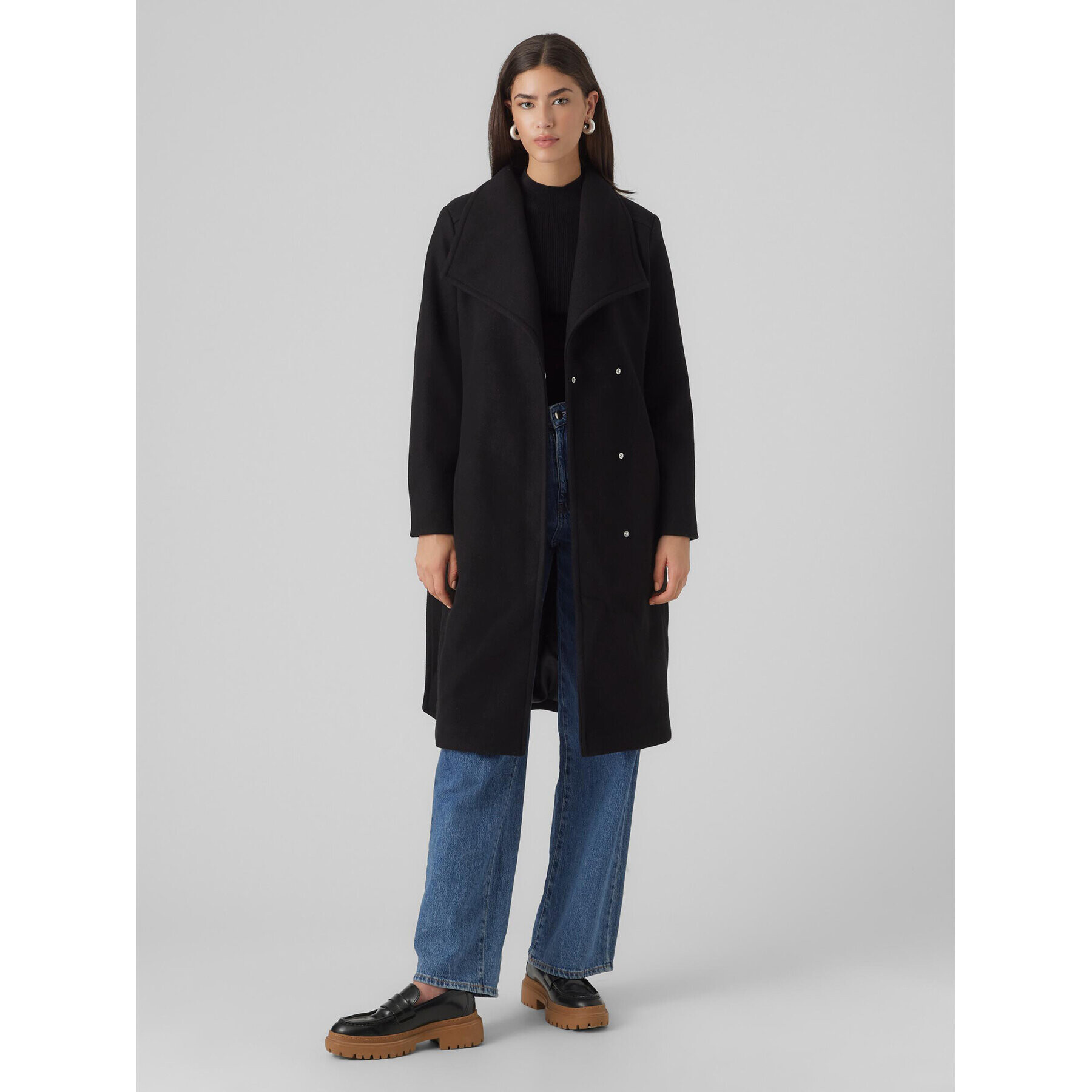 Vero Moda Palton 10291068 Negru Regular Fit - Pled.ro