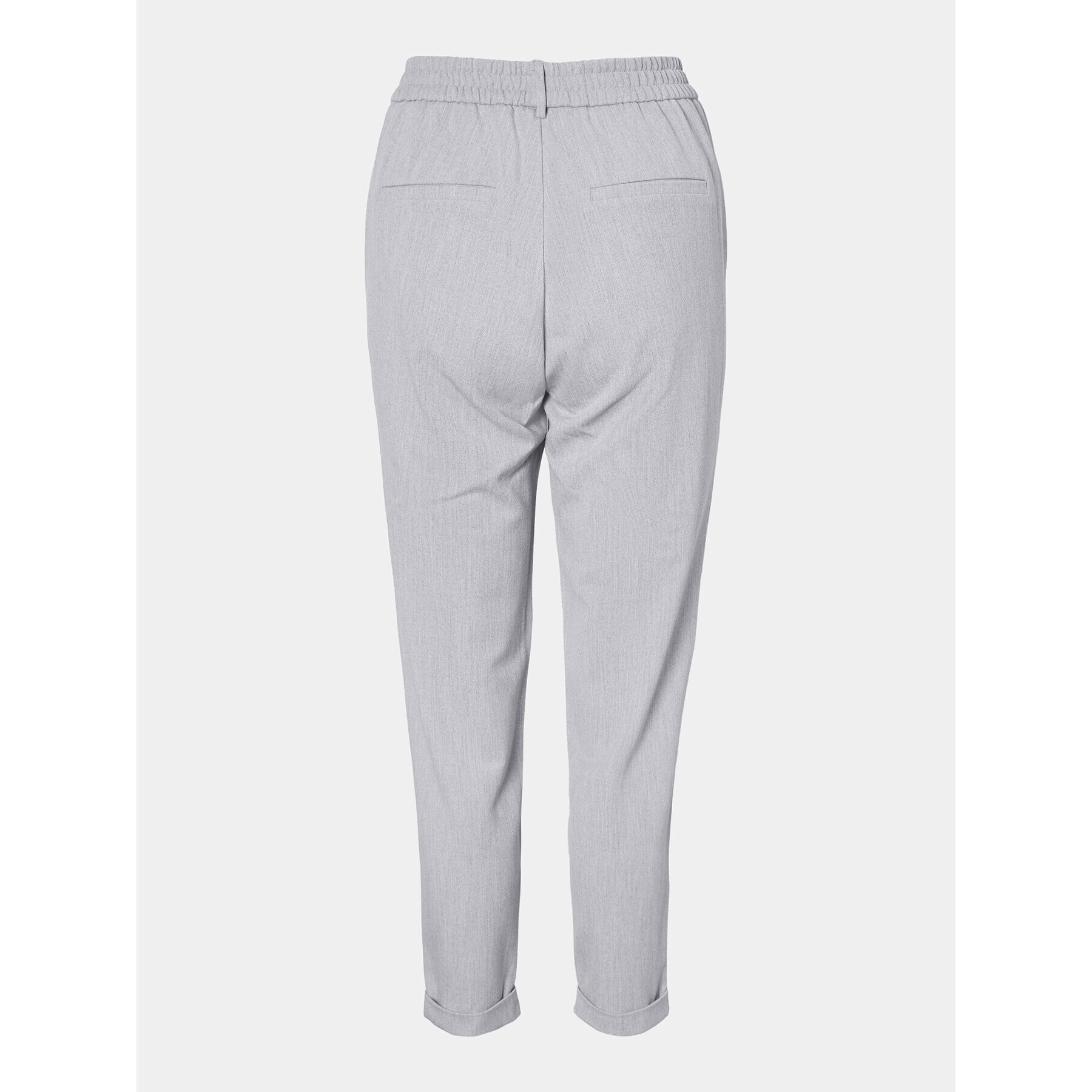 Vero Moda Pantaloni chino Maya 10225280 Gri Regular Fit - Pled.ro