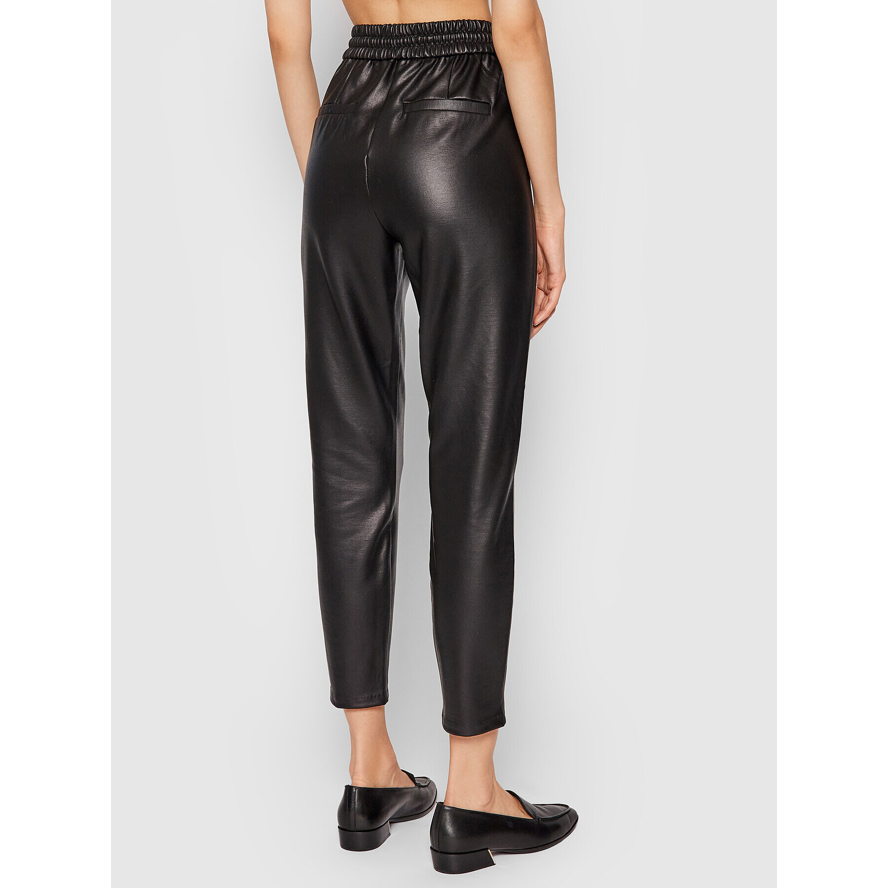 Vero Moda Pantaloni din imitație de piele Eva 10205737 Negru Relaxed Fit - Pled.ro