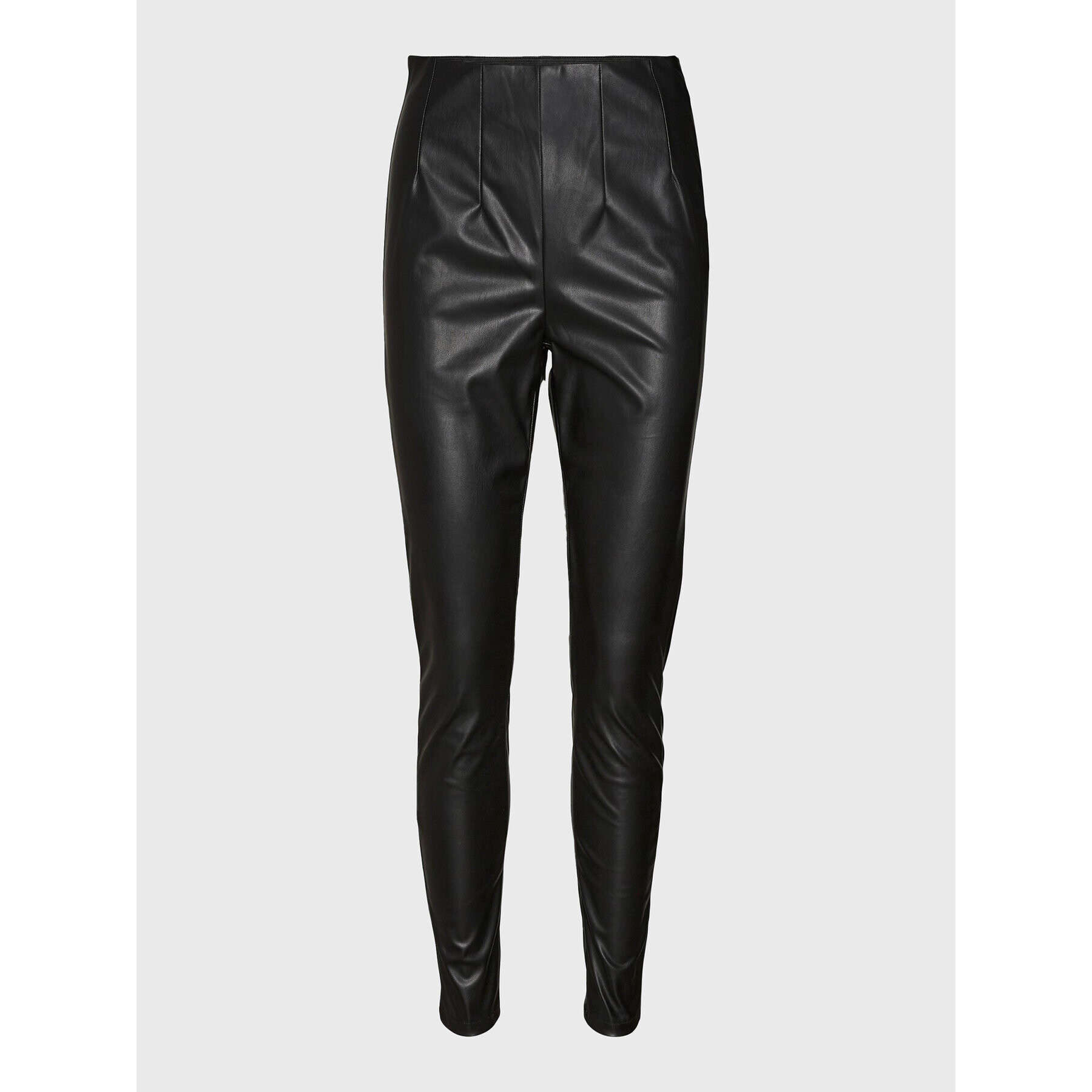 Vero Moda Pantaloni din imitație de piele Lana 10269992 Negru Slim Fit - Pled.ro