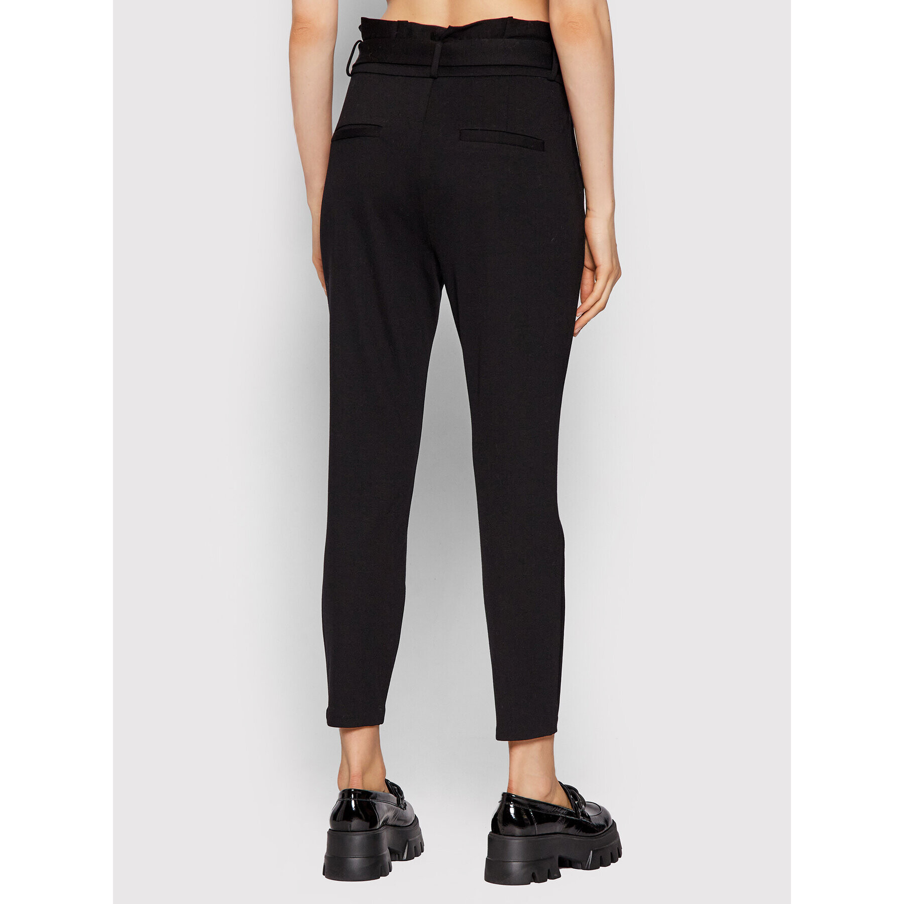 Vero Moda Pantaloni din material Eva 10205932 Negru Relaxed Fit - Pled.ro