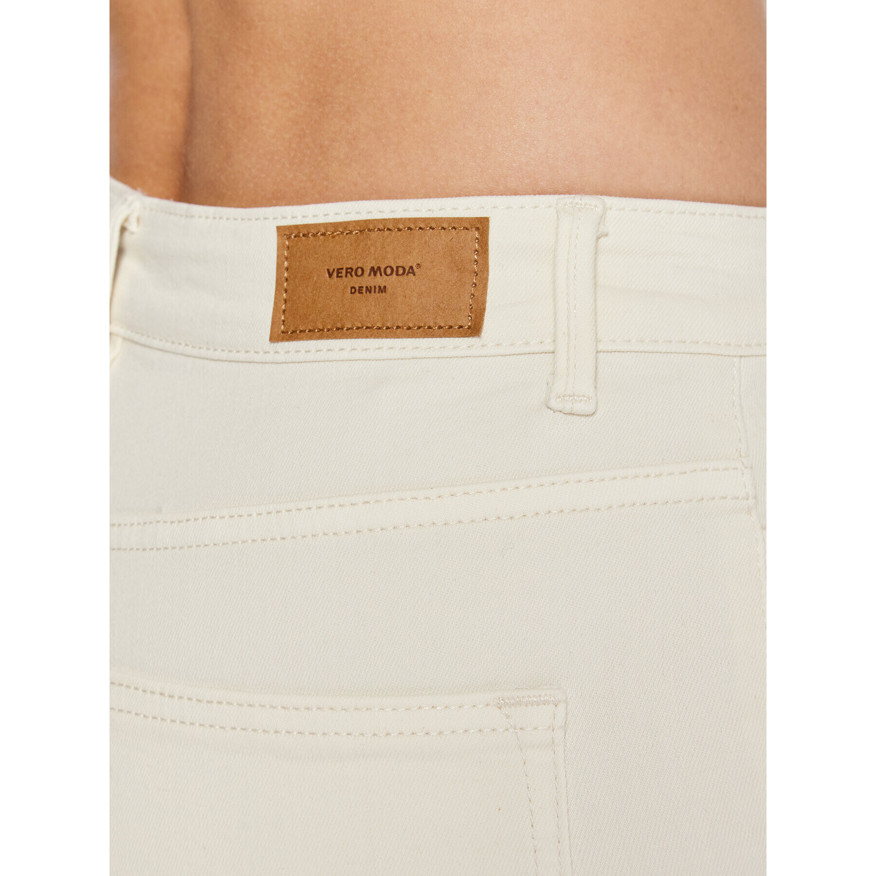 Vero Moda Pantaloni scurți de blugi Peach 10267721 Bej Regular Fit - Pled.ro