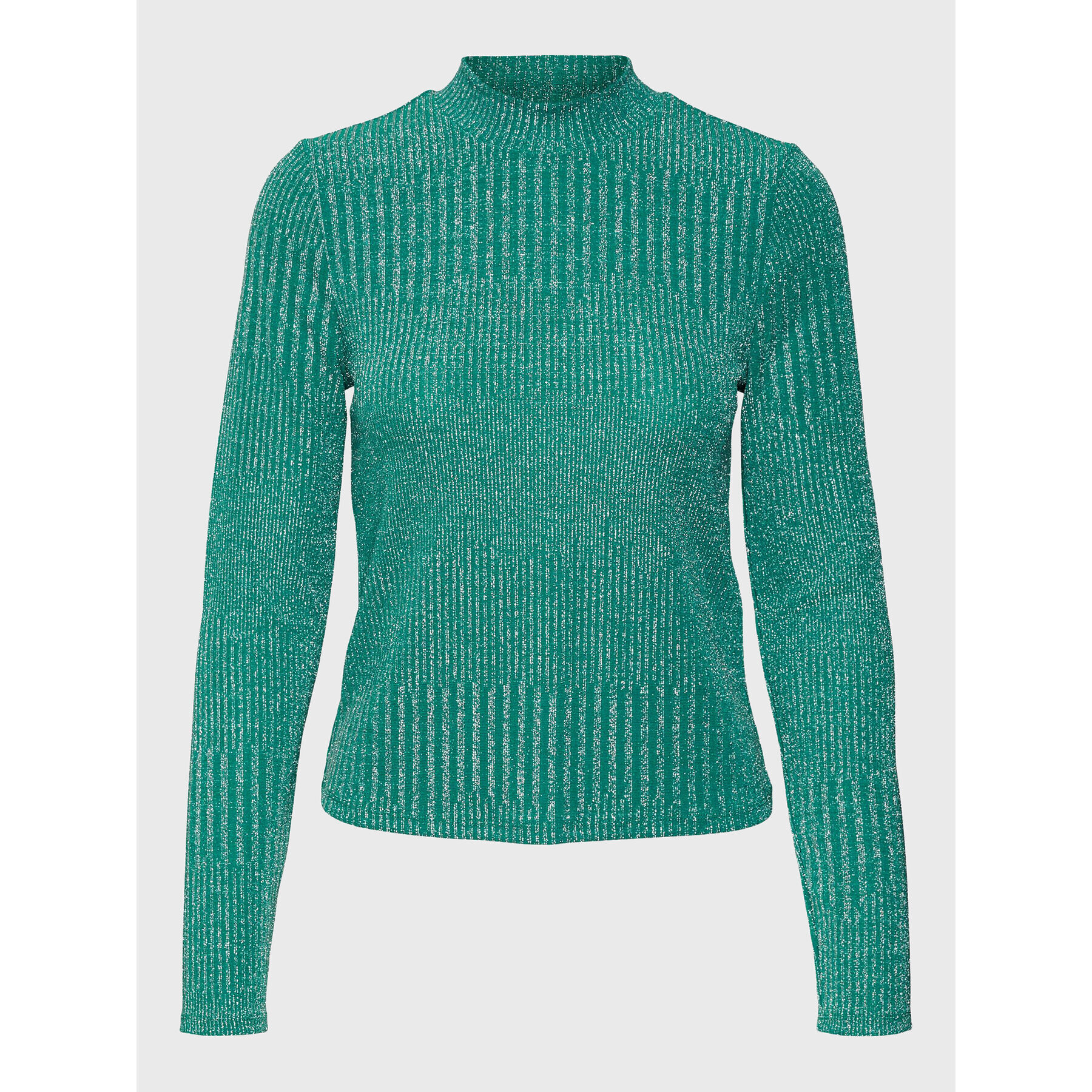 Vero Moda Pulover Karita 10276592 Verde Regular Fit - Pled.ro