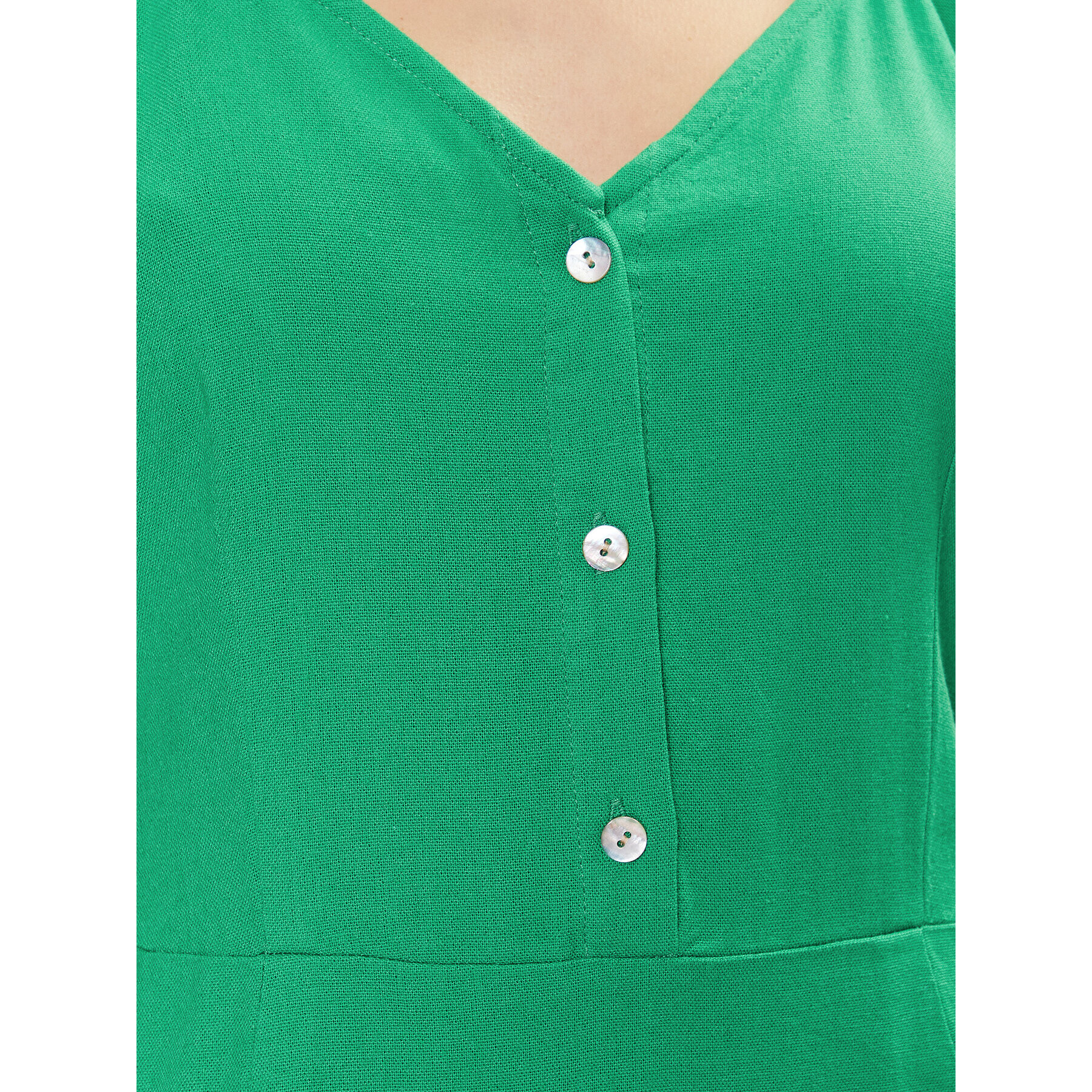 Vero Moda Rochie de zi Mymilo 10282500 Verde Regular Fit - Pled.ro