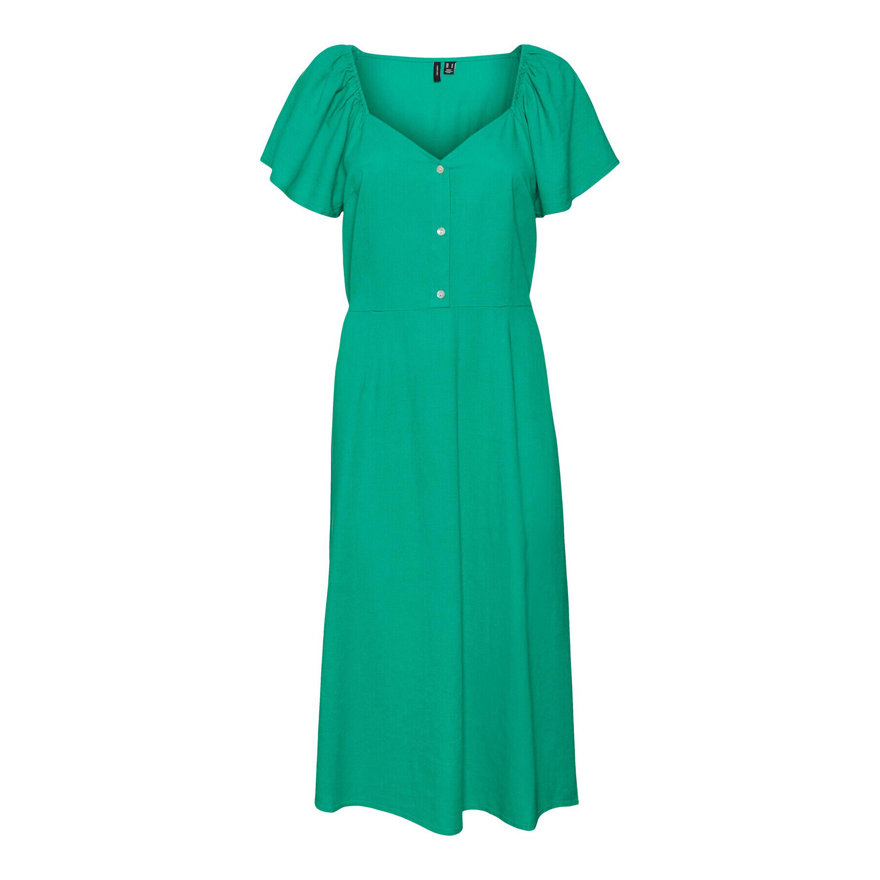 Vero Moda Rochie de zi Mymilo 10282500 Verde Regular Fit - Pled.ro