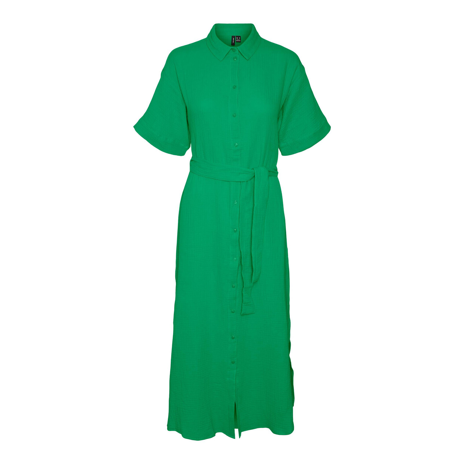 Vero Moda Rochie tip cămașă Natali 10283129 Verde Regular Fit - Pled.ro