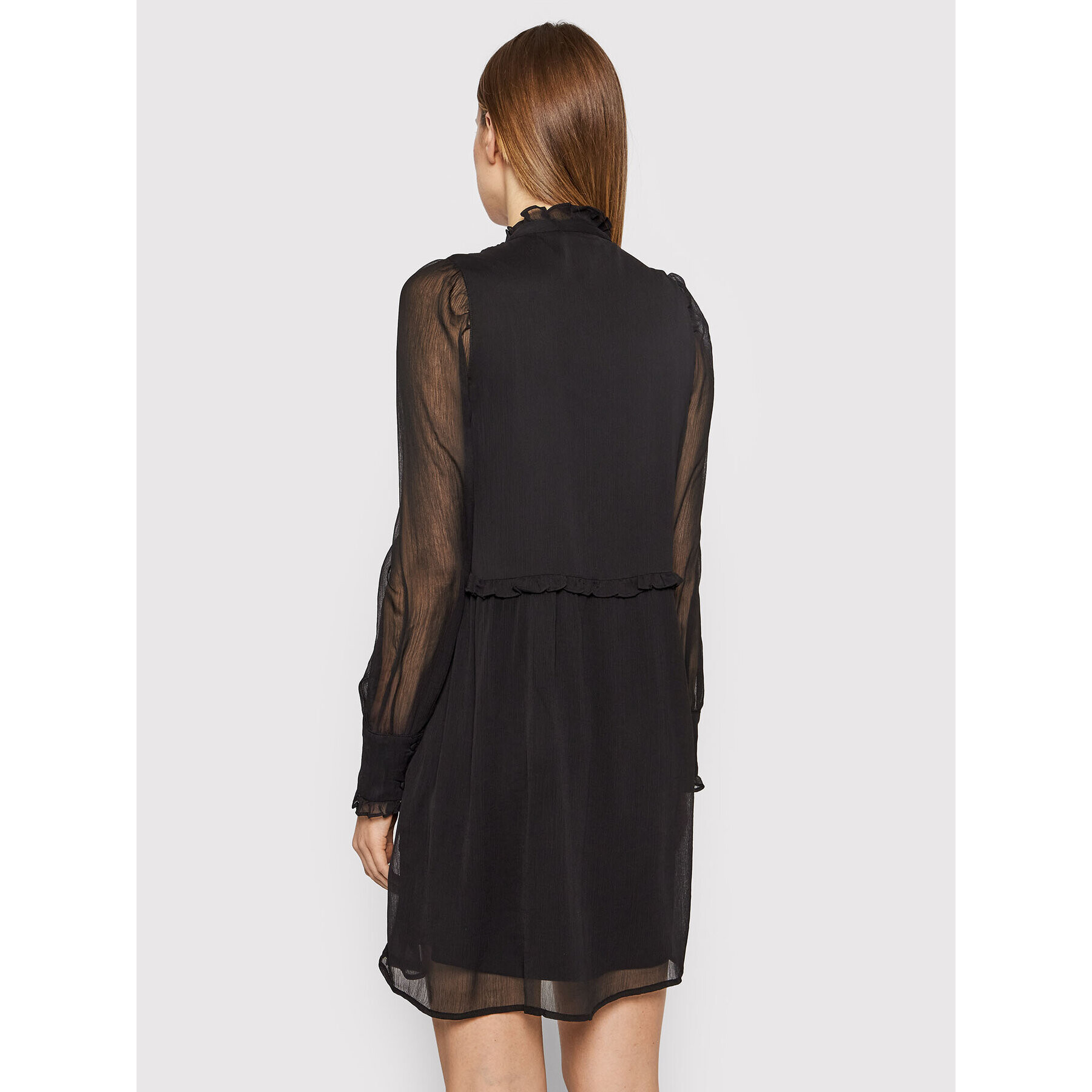 Vero Moda Rochie de zi Dee 10258167 Negru Regular Fit - Pled.ro