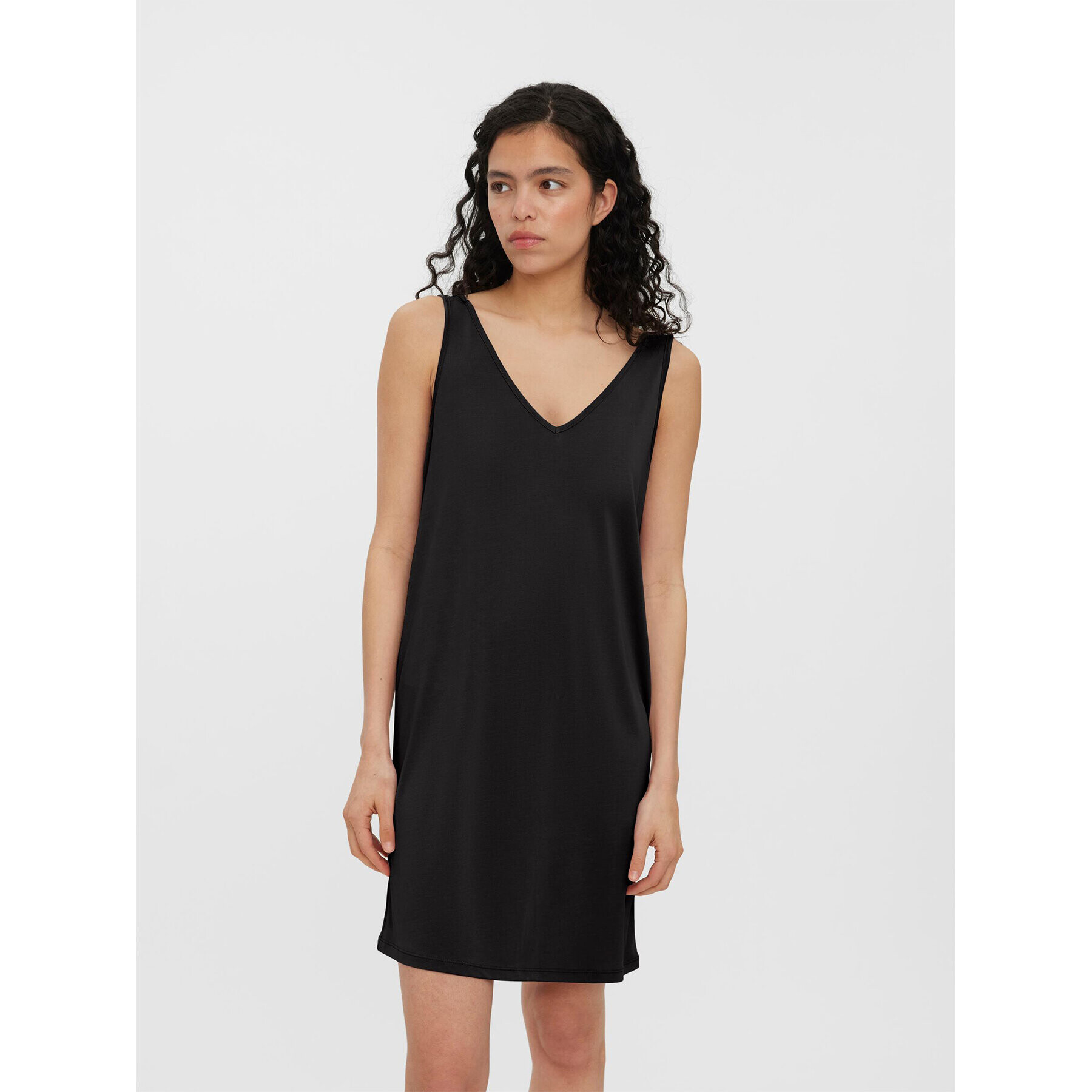 Vero Moda Rochie de zi Filli 10265015 Negru Regular Fit - Pled.ro