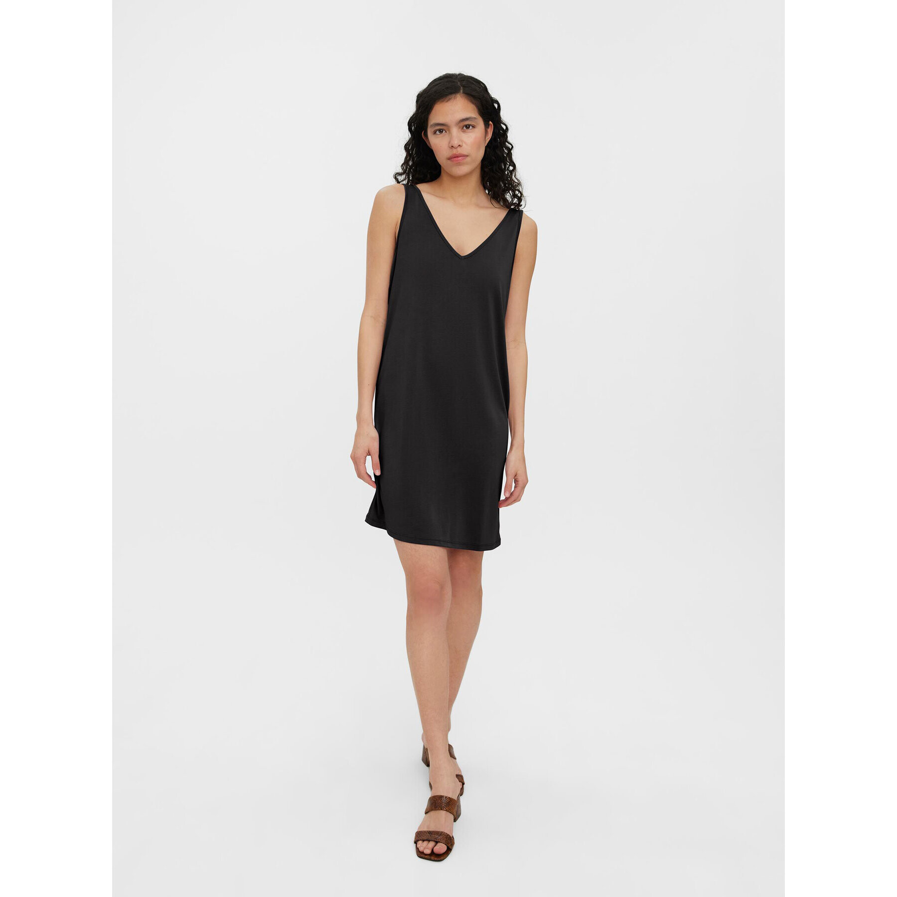 Vero Moda Rochie de zi Filli 10265015 Negru Regular Fit - Pled.ro