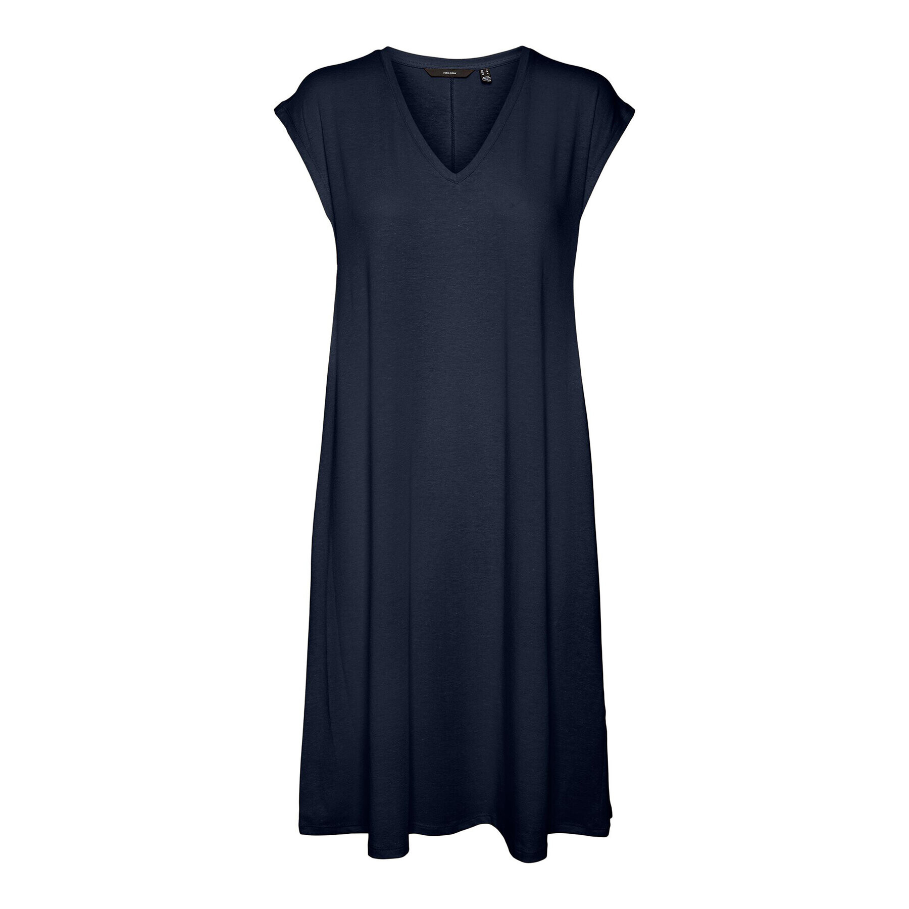 Vero Moda Rochie de zi Marijune 10281918 Bleumarin Relaxed Fit - Pled.ro