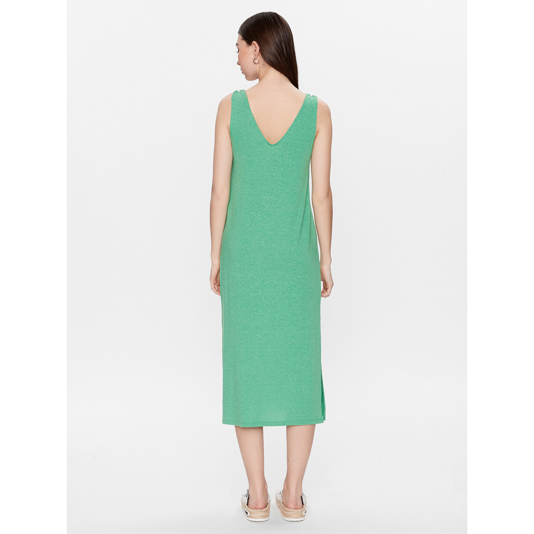 Vero Moda Rochie de zi Marijune 10281932 Verde Relaxed Fit - Pled.ro