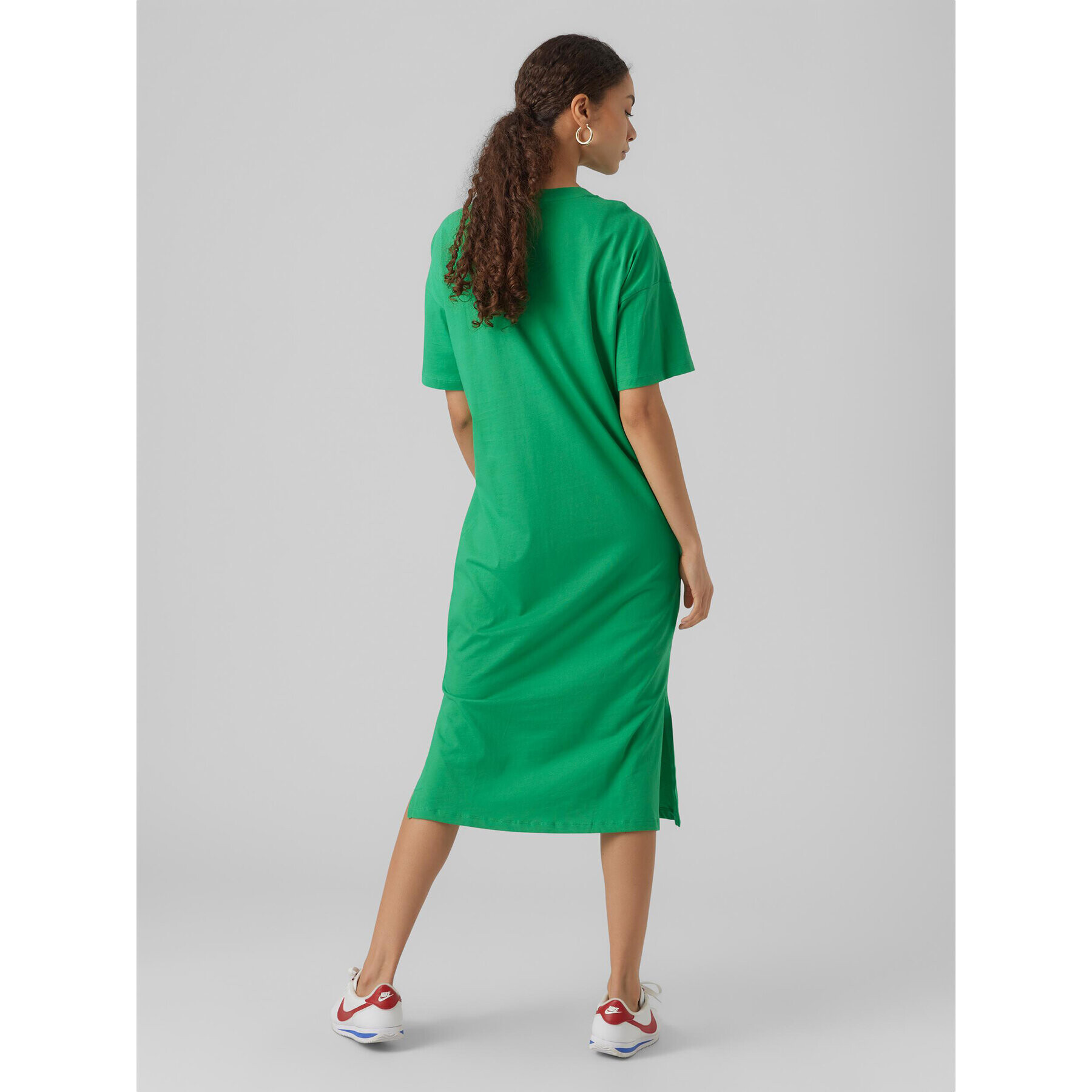 Vero Moda Rochie de zi Molly 10286081 Verde Regular Fit - Pled.ro