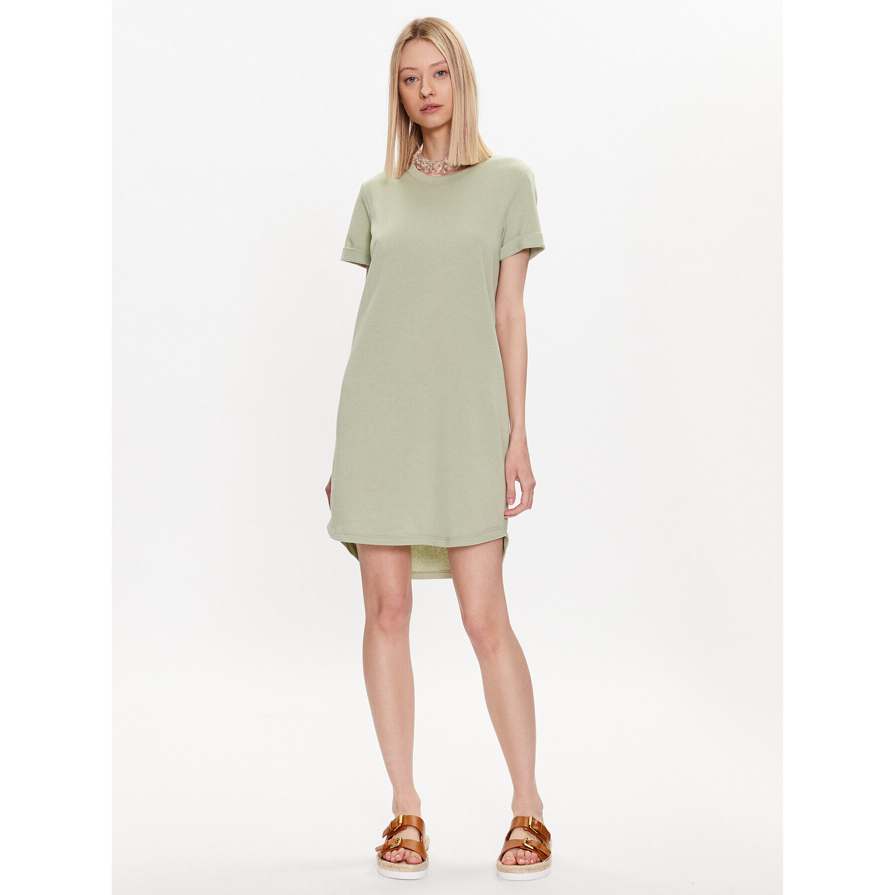 Vero Moda Rochie Sasha Milla 10272936 Verde Regular Fit - Pled.ro