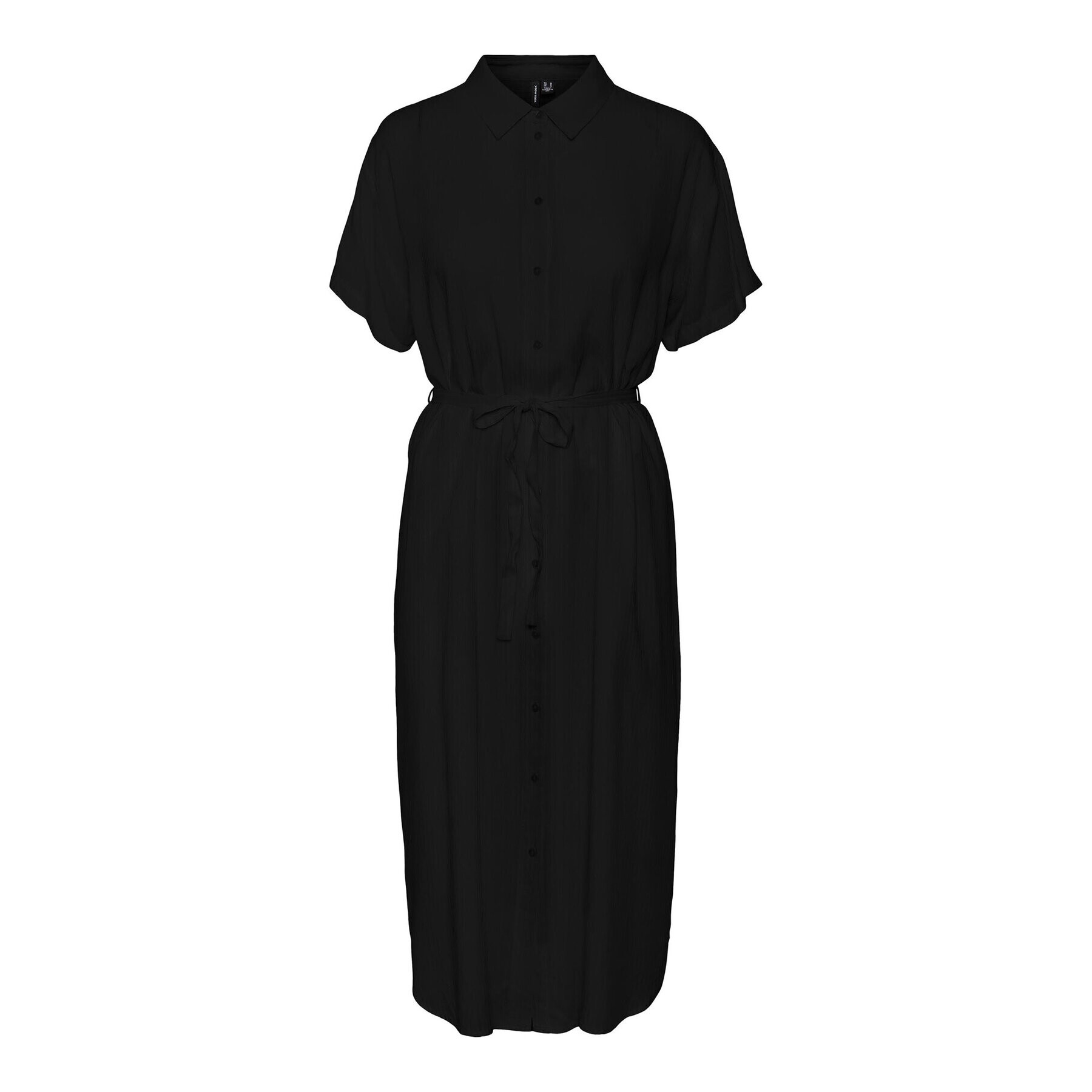 Vero Moda Rochie tip cămașă 10279684 Negru Regular Fit - Pled.ro