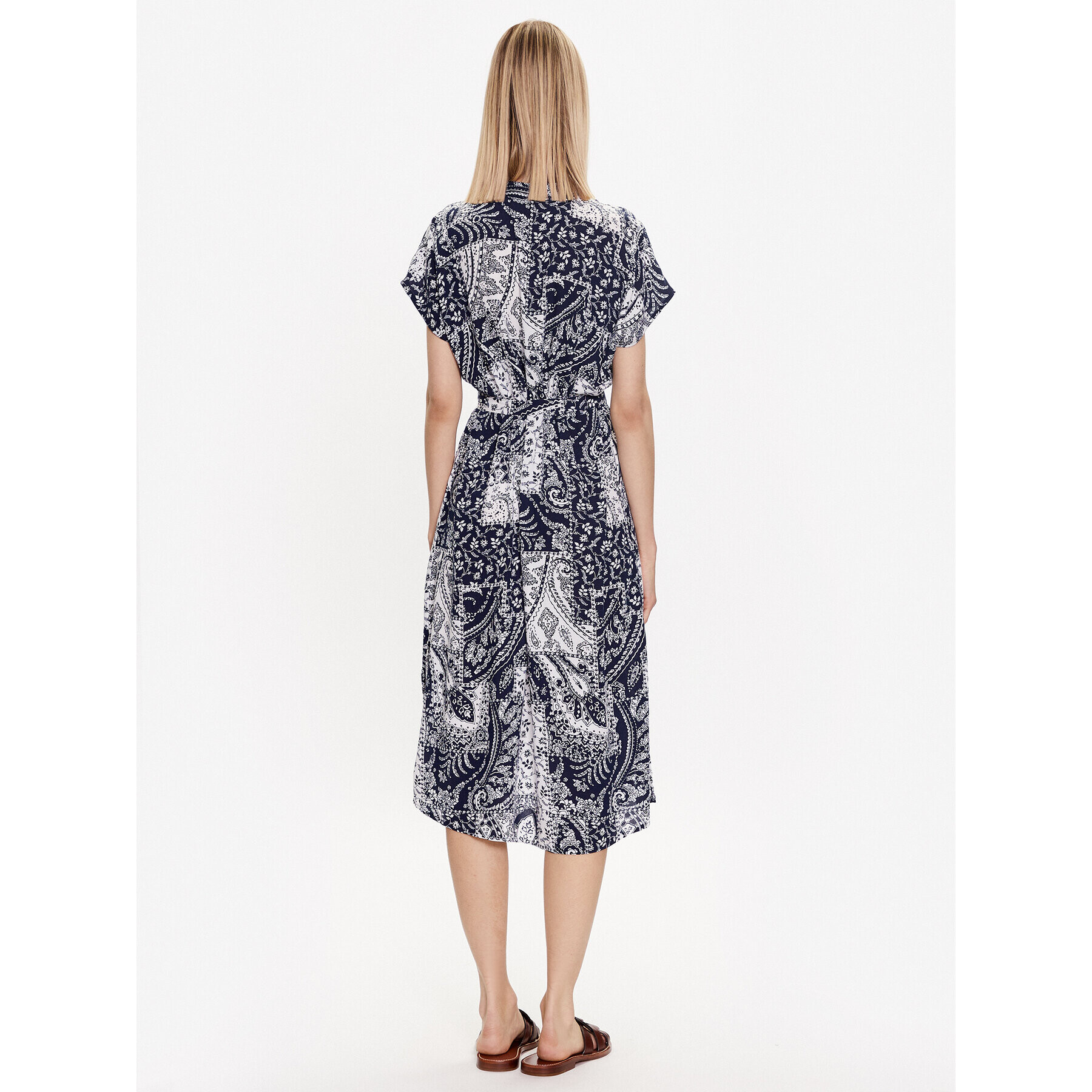 Vero Moda Rochie tip cămașă Ebba 10288020 Bleumarin Regular Fit - Pled.ro