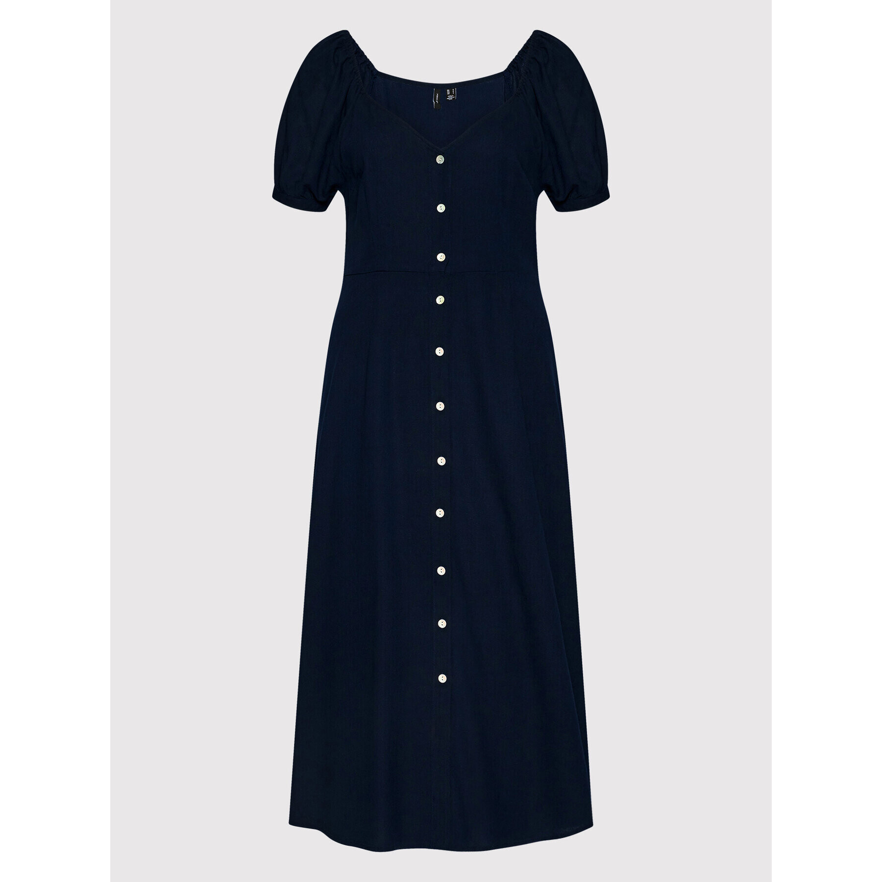 Vero Moda Rochie tip cămașă Jesmilo 10260300 Bleumarin Regular Fit - Pled.ro