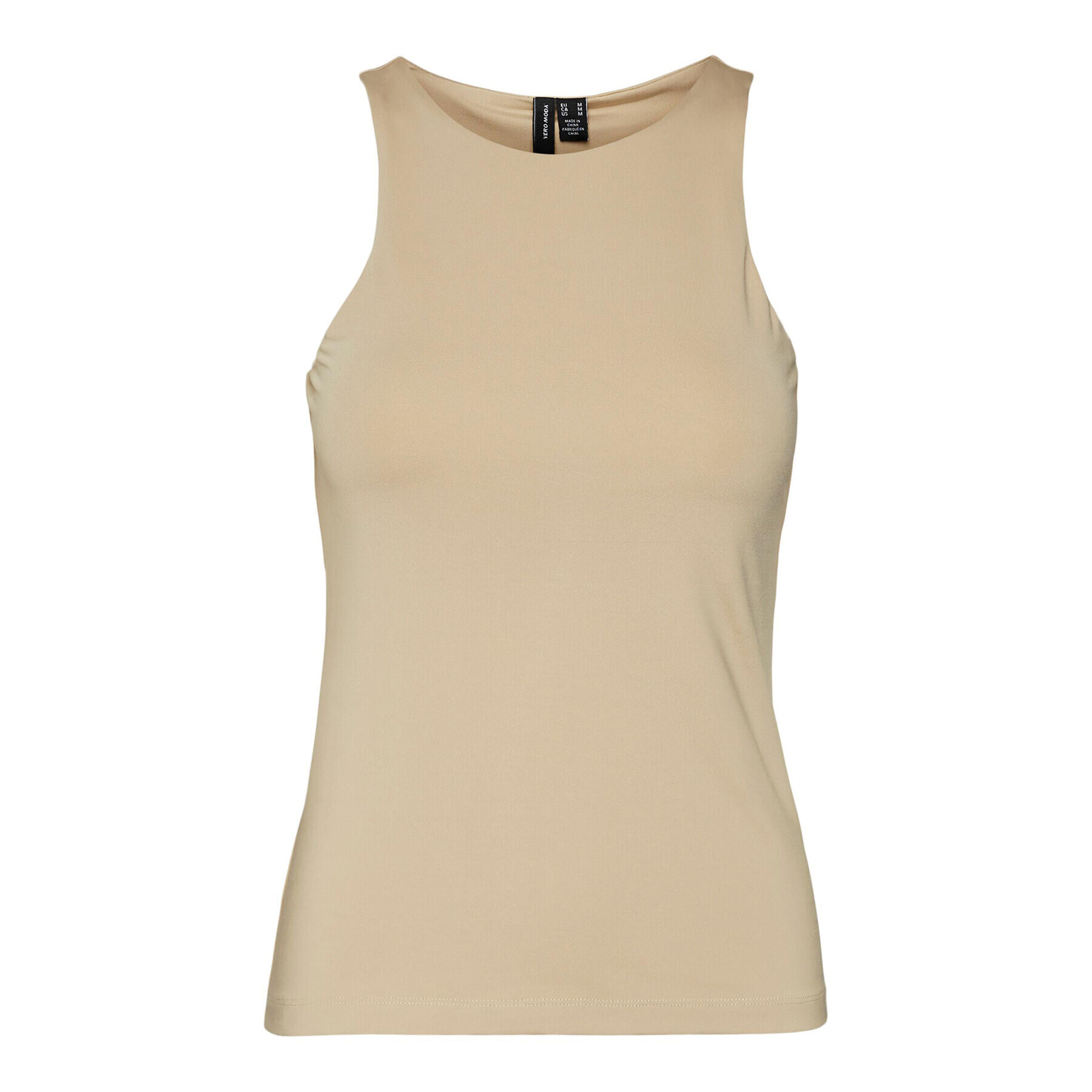 Vero Moda Top Bianca 10279787 Bej Standard Fit - Pled.ro