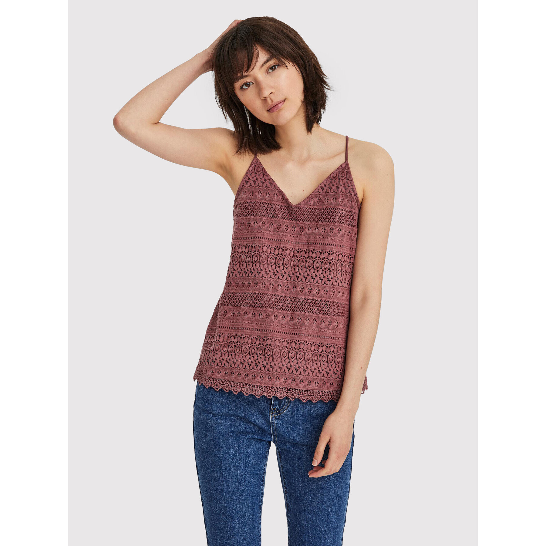 Vero Moda Top Honey 10190150 Vișiniu Regular Fit - Pled.ro