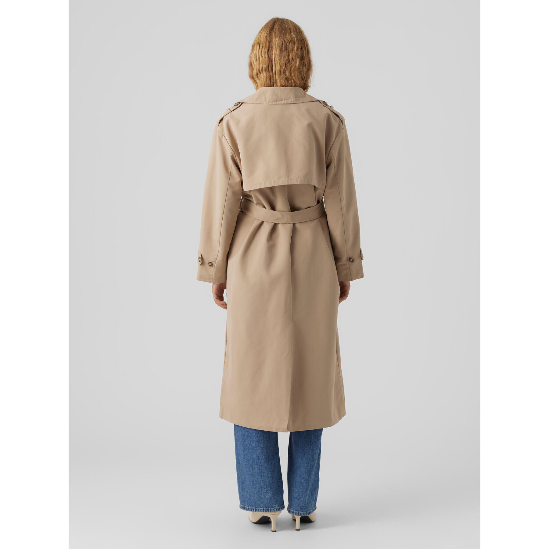 Vero Moda Trench Chloe 10278917 Bej Regular Fit - Pled.ro